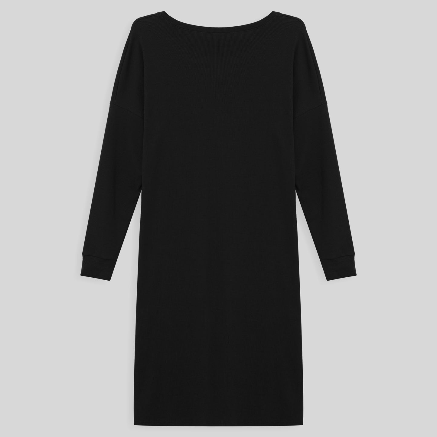 Vestido Ml Confort PLus Feminina - Preto