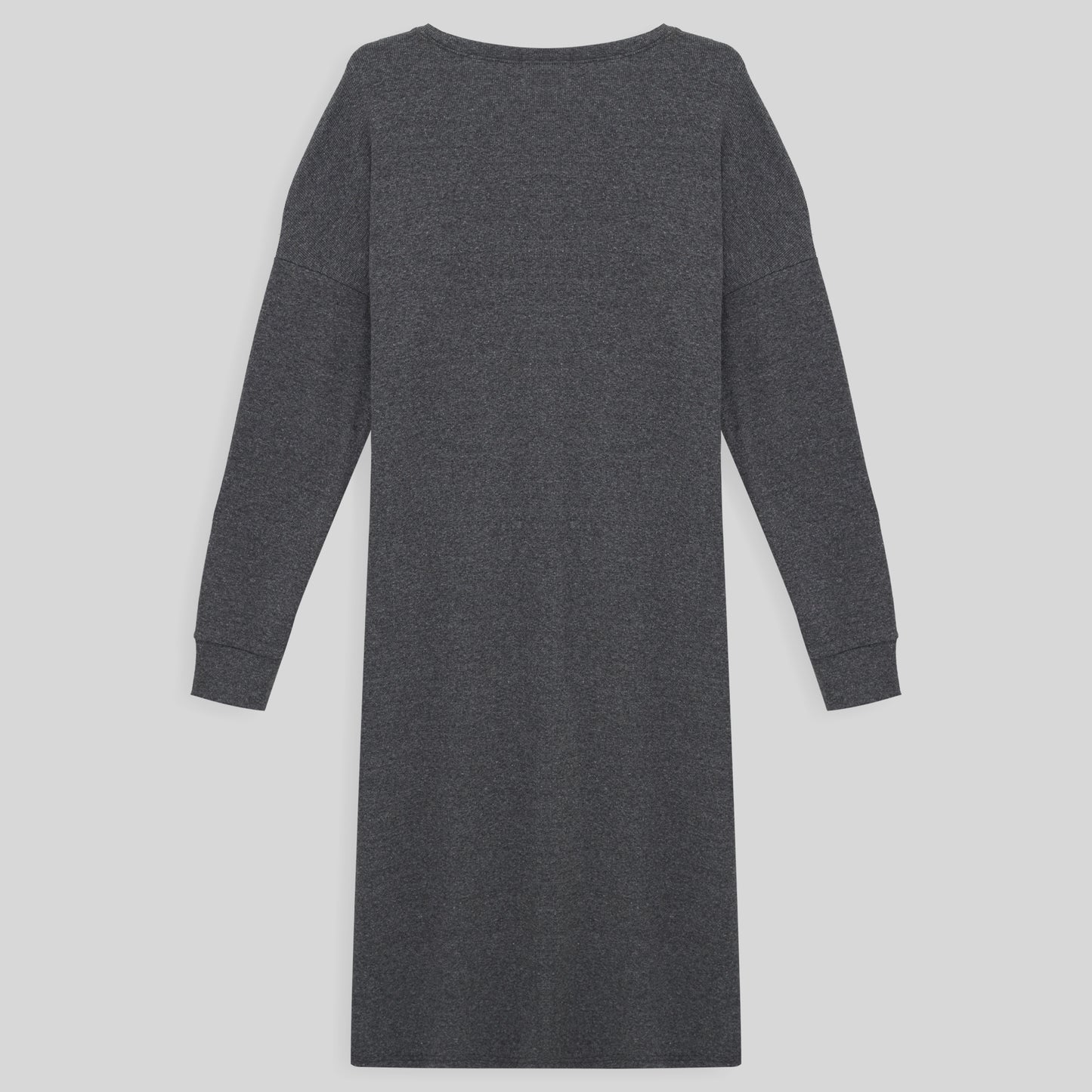 Vestido Ml Confort PLus Feminina - Mescla Escuro