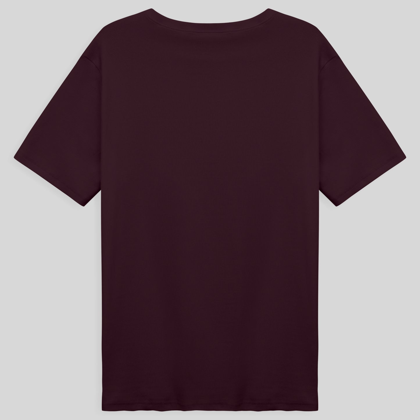 Camiseta Pijama Gola C Plus Masculina - Vermelho Vinho
