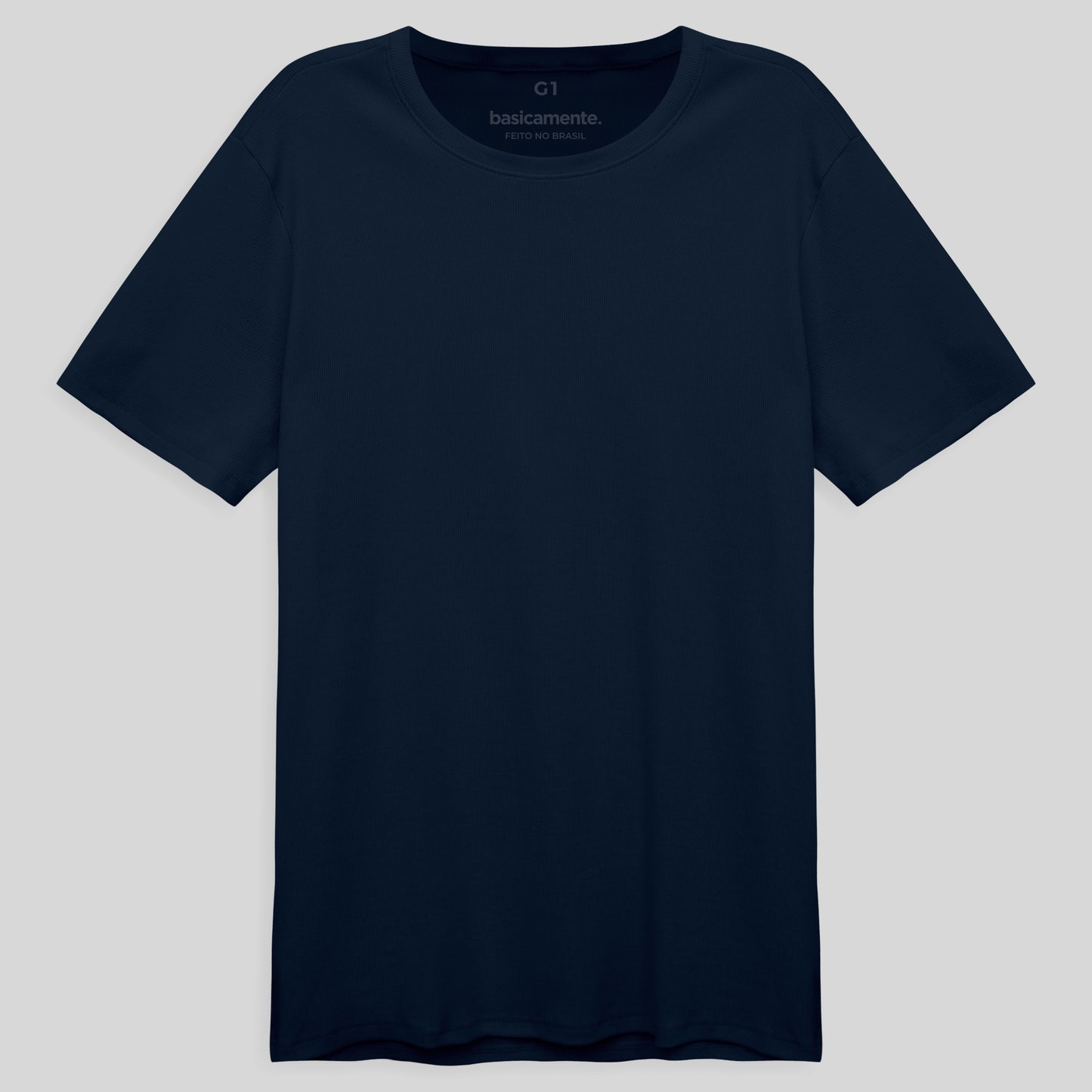 Camiseta Pijama Gola C Plus Masculina - Azul Marinho
