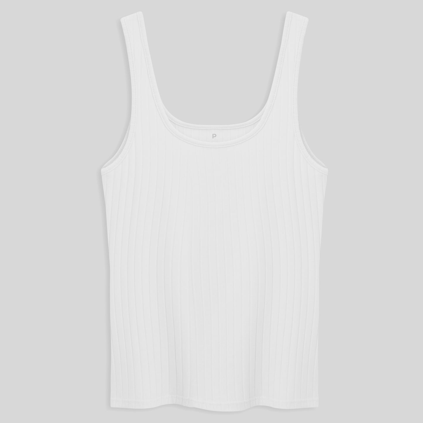 Regata Canelada Feminina - Branco