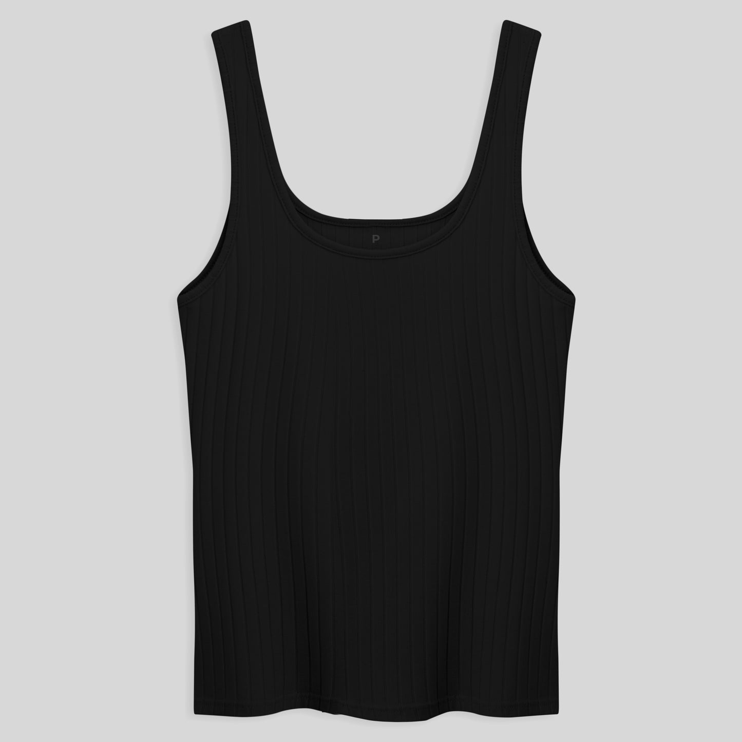 Regata Canelada Feminina - Preto