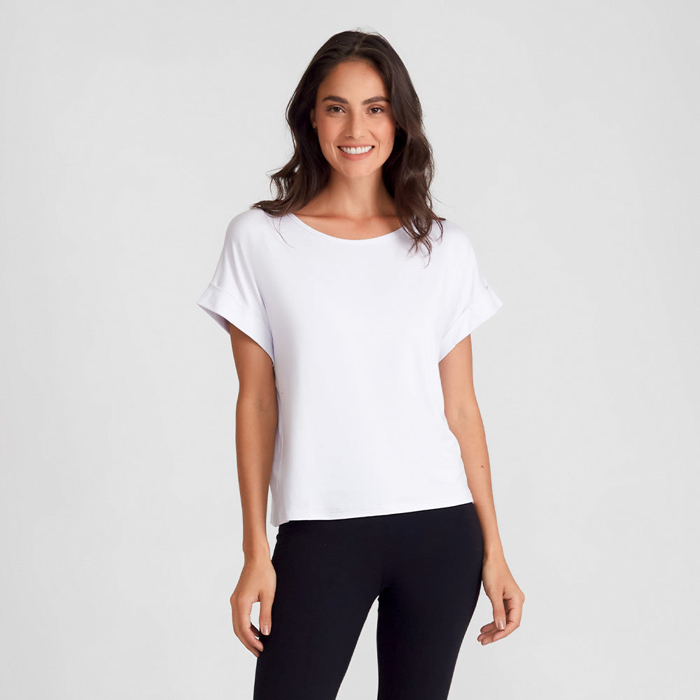 Blusa Manga Japonesa Feminina - Branco