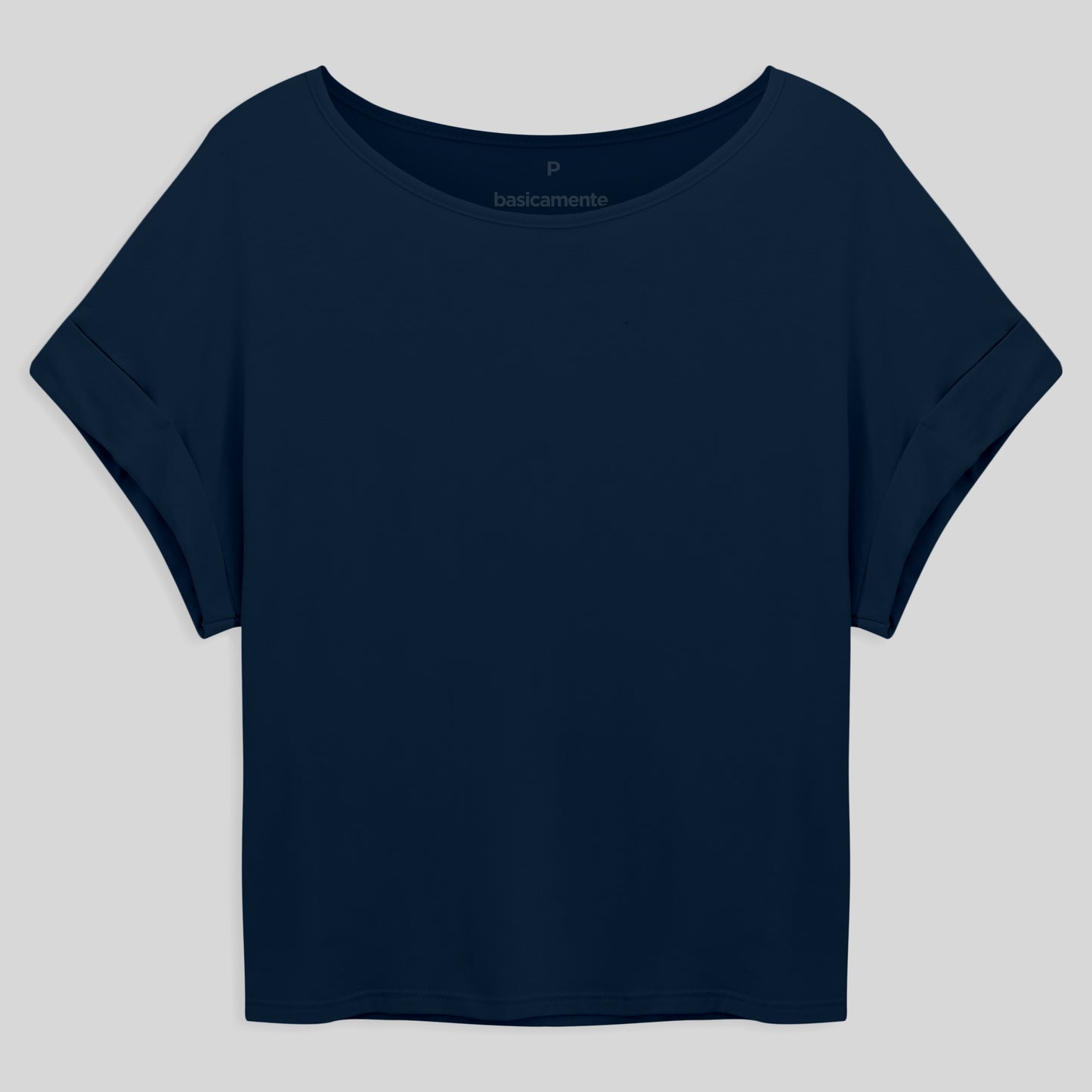 Blusa Manga Japonesa Feminina - Azul Marinho