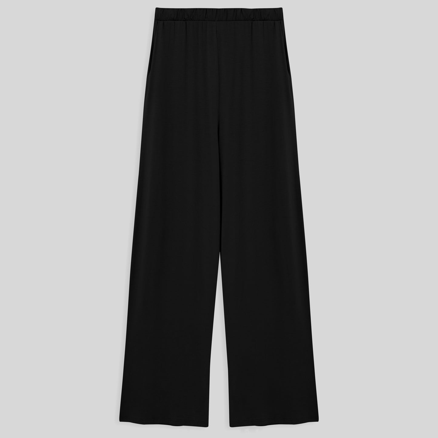 Calça Wide Viscose Feminina - Preto