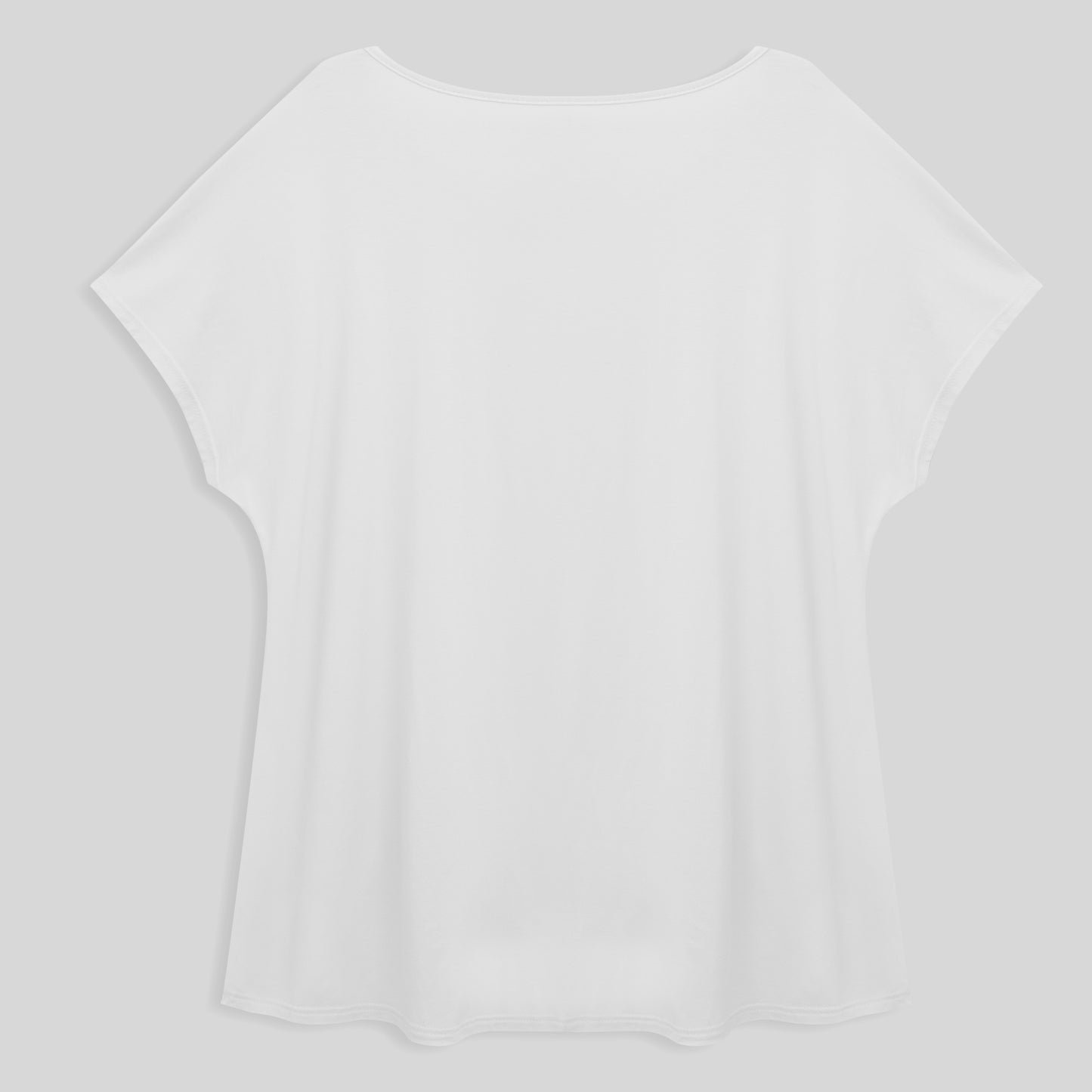 Blusa Ampla Plus Feminina - Branco