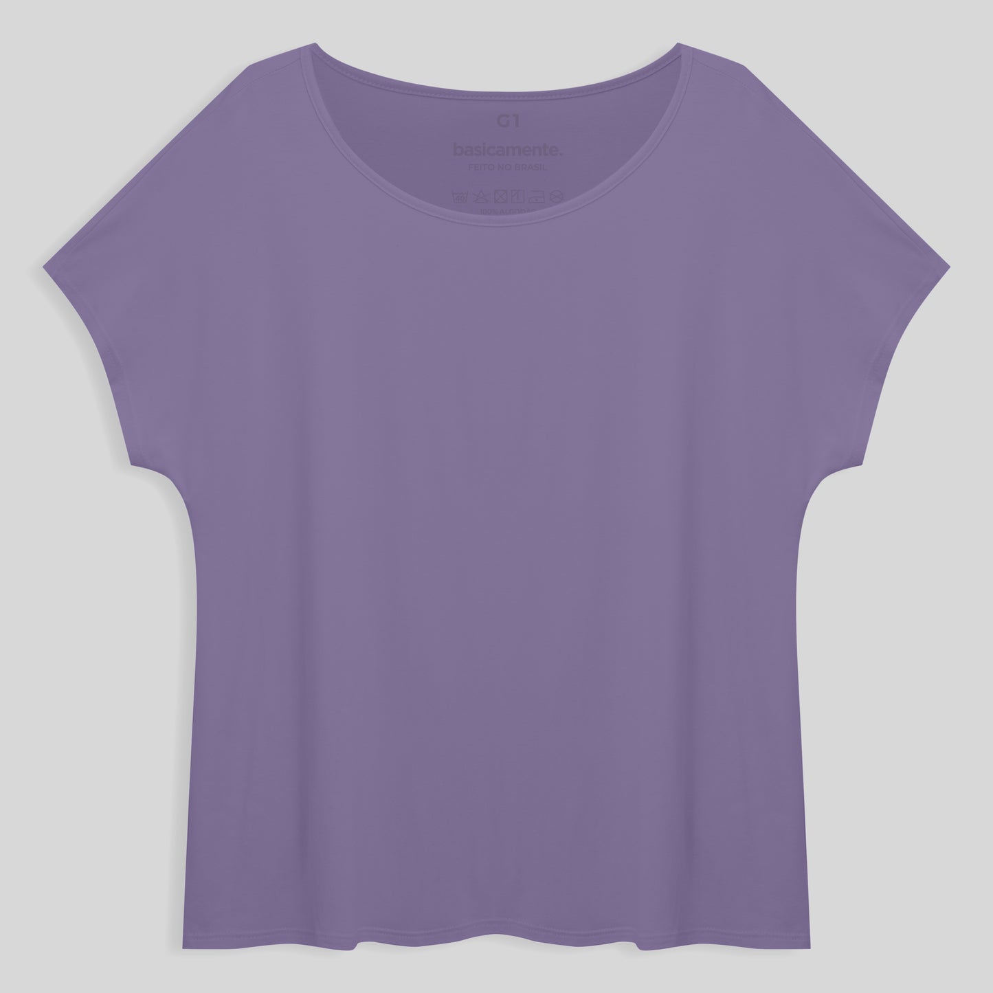 Blusa Ampla Plus Feminina - Lilás