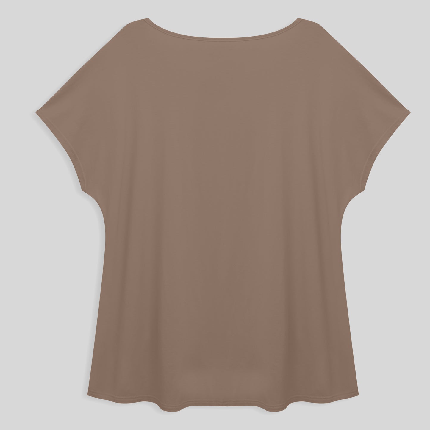 Blusa Ampla Plus Feminina - Bege Claro