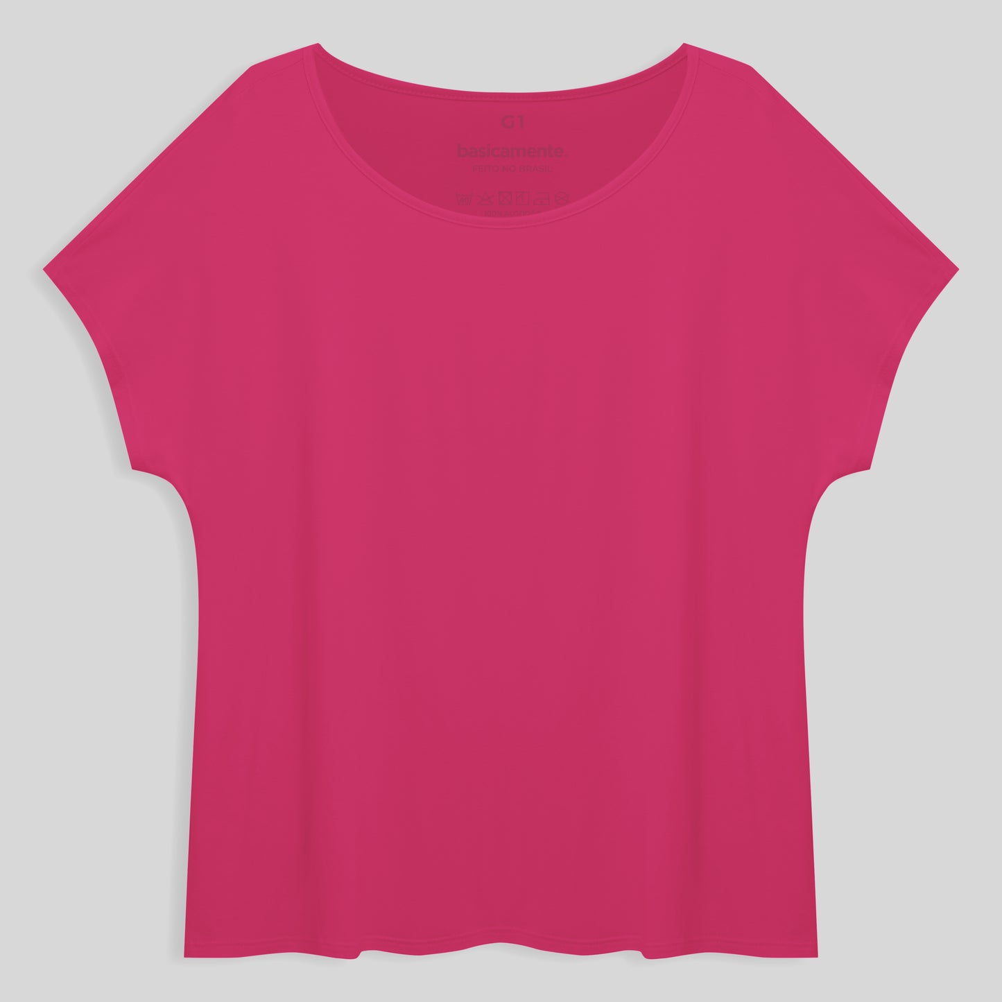 Blusa Ampla Plus Feminina - Pink