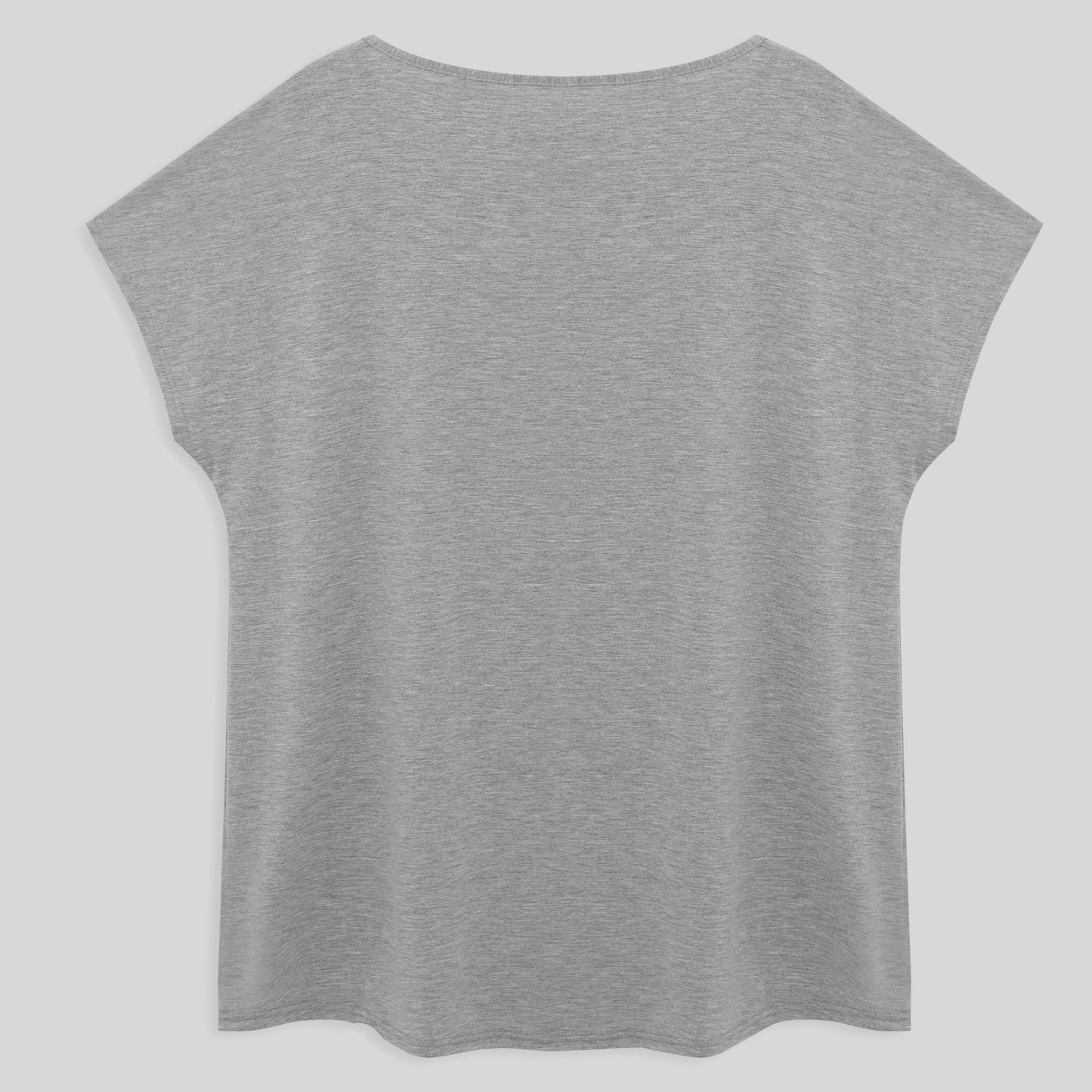 Blusa Ampla Plus Feminina - Mescla Claro