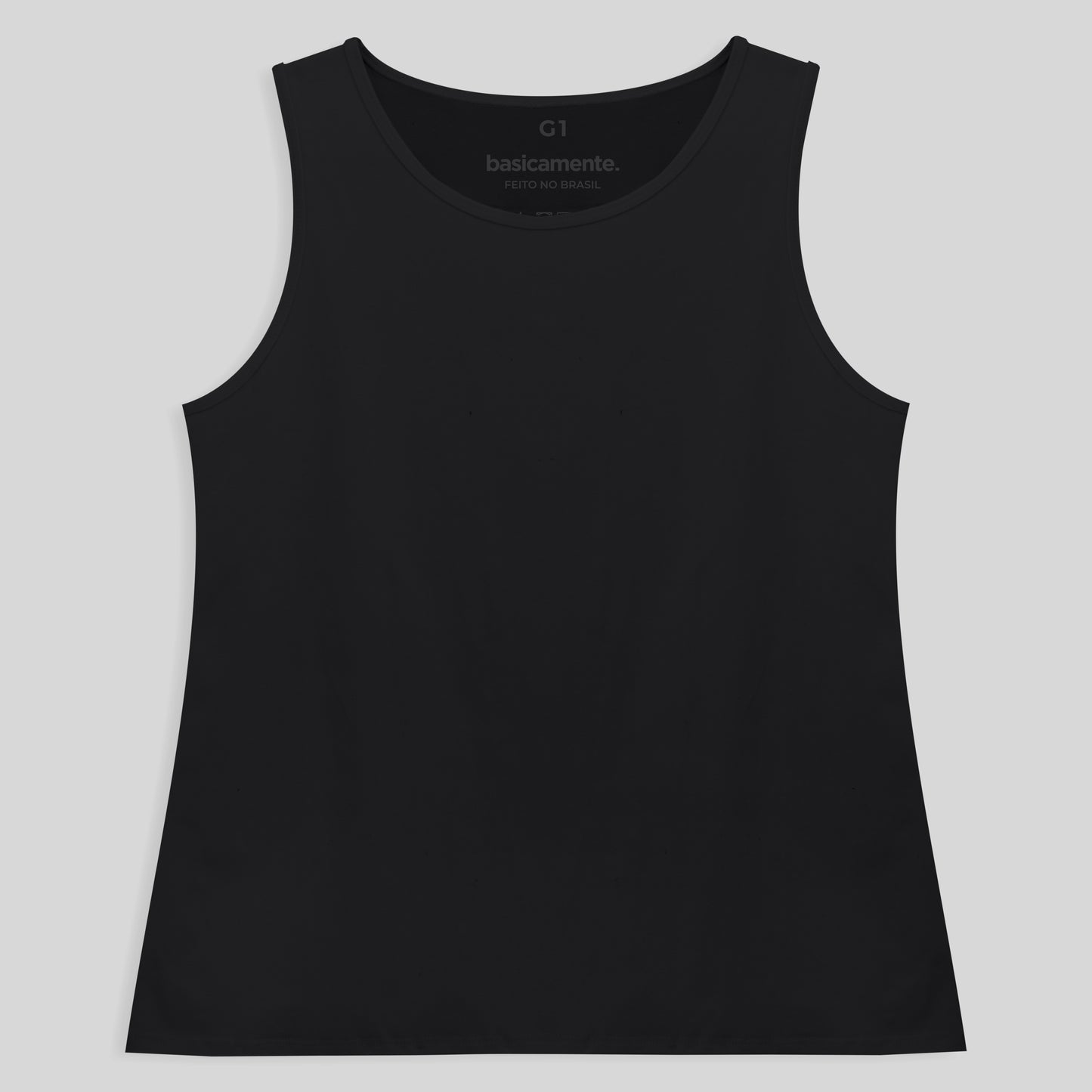 Regata Comfort Plus Feminina - Preto