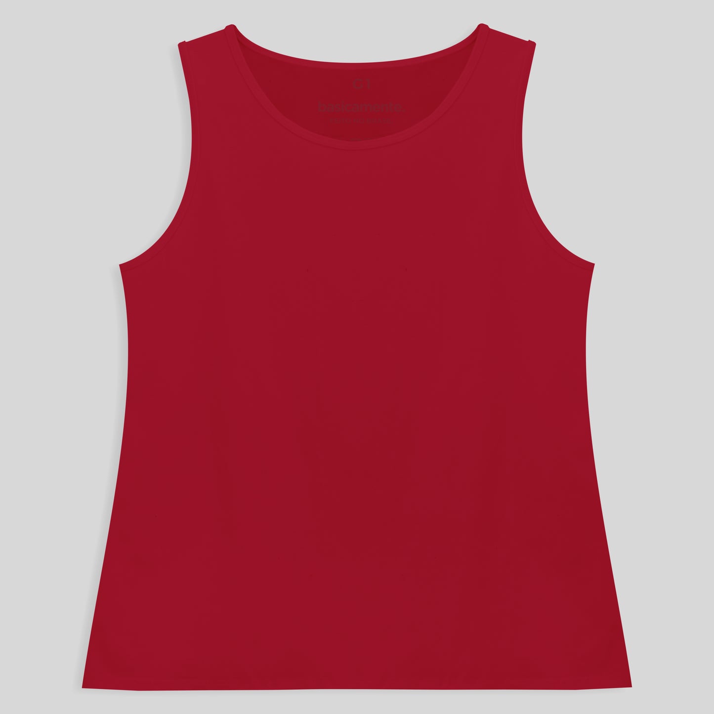 Regata Comfort Plus Feminina - Vermelho Tomate
