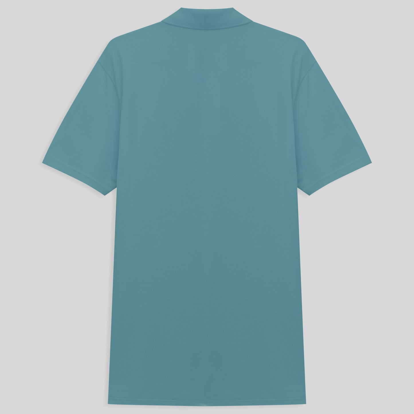Camisa Polo Piquet Masculina - Azul Turquesa