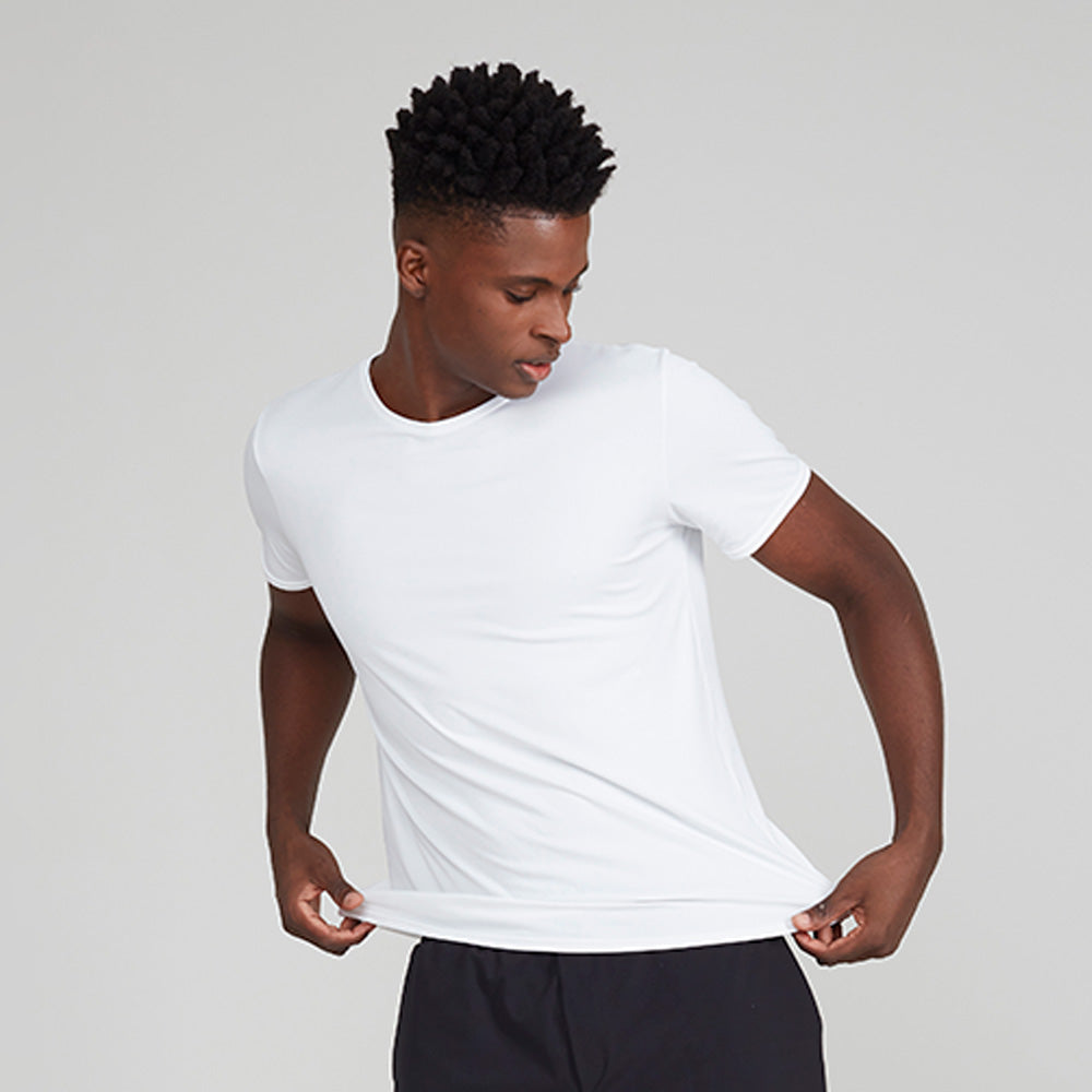 Tech T-Shirt UV Masculina - Branco