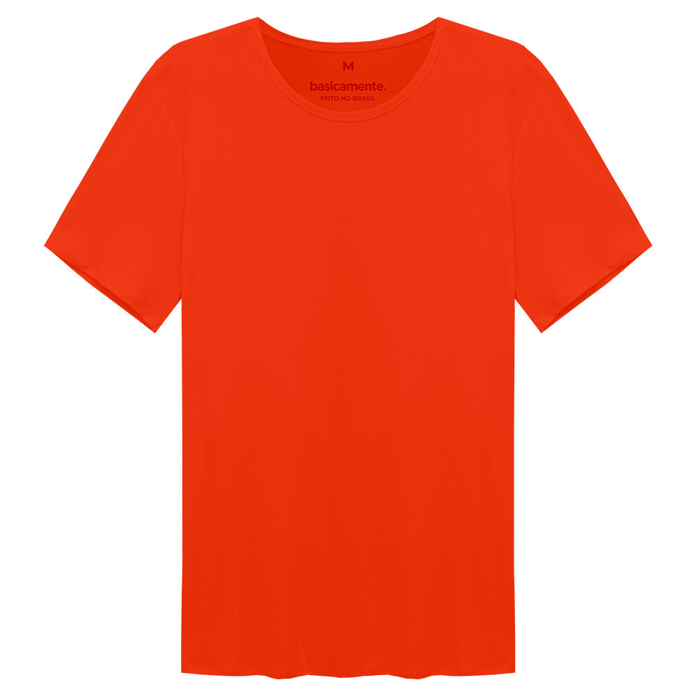 Tech T-Shirt UV Masculina - Laranja