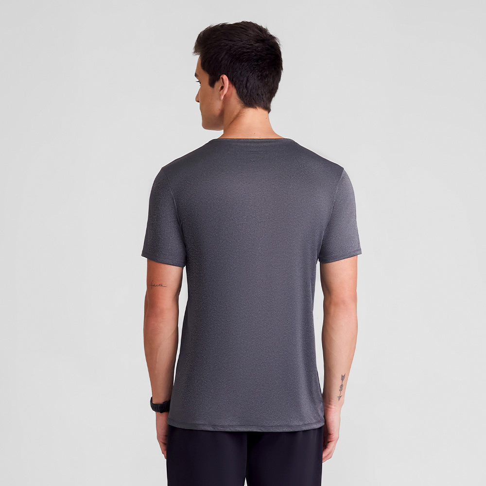 Tech T-Shirt UV Masculina - Mescla Escuro
