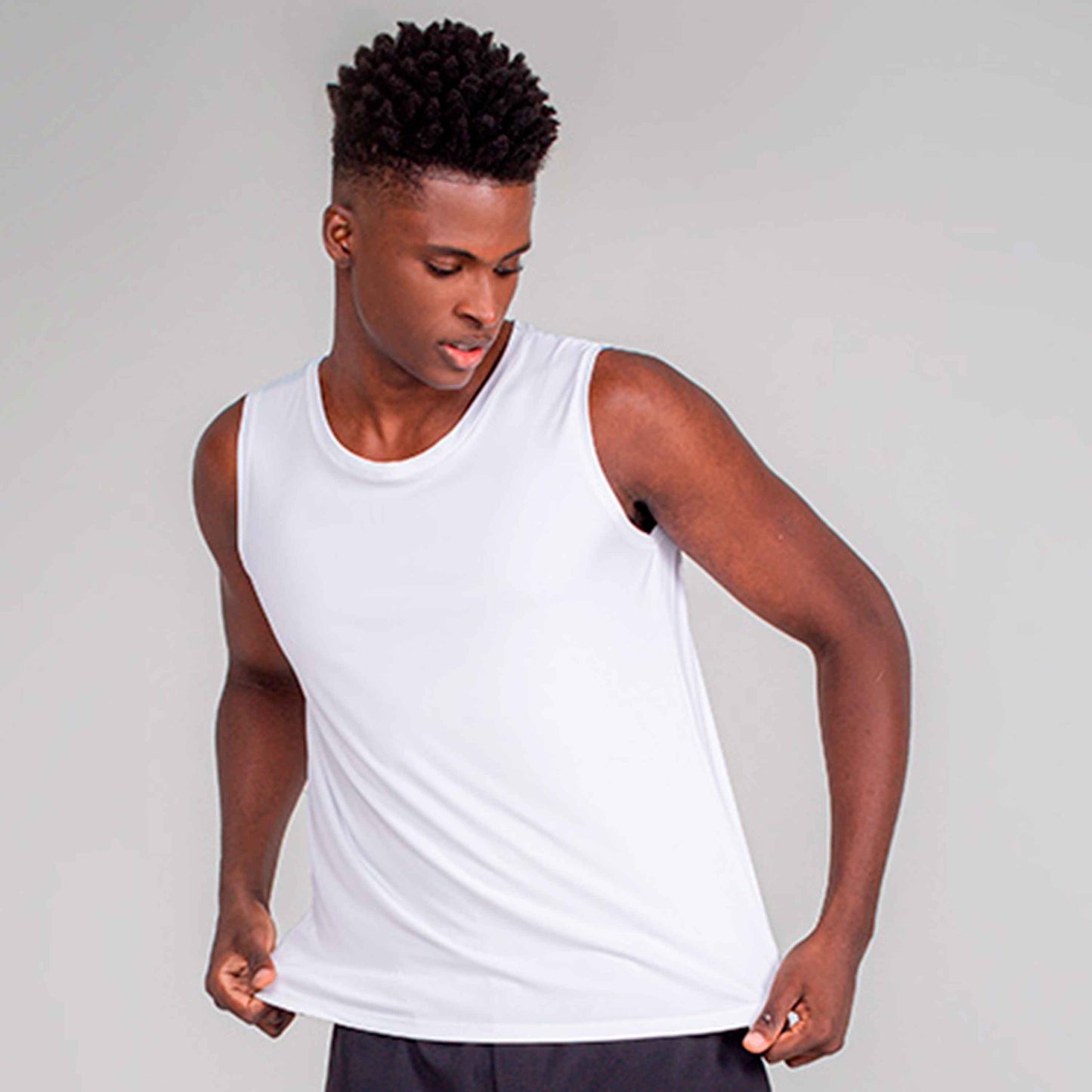 Regata Tech UV Masculina - Branco