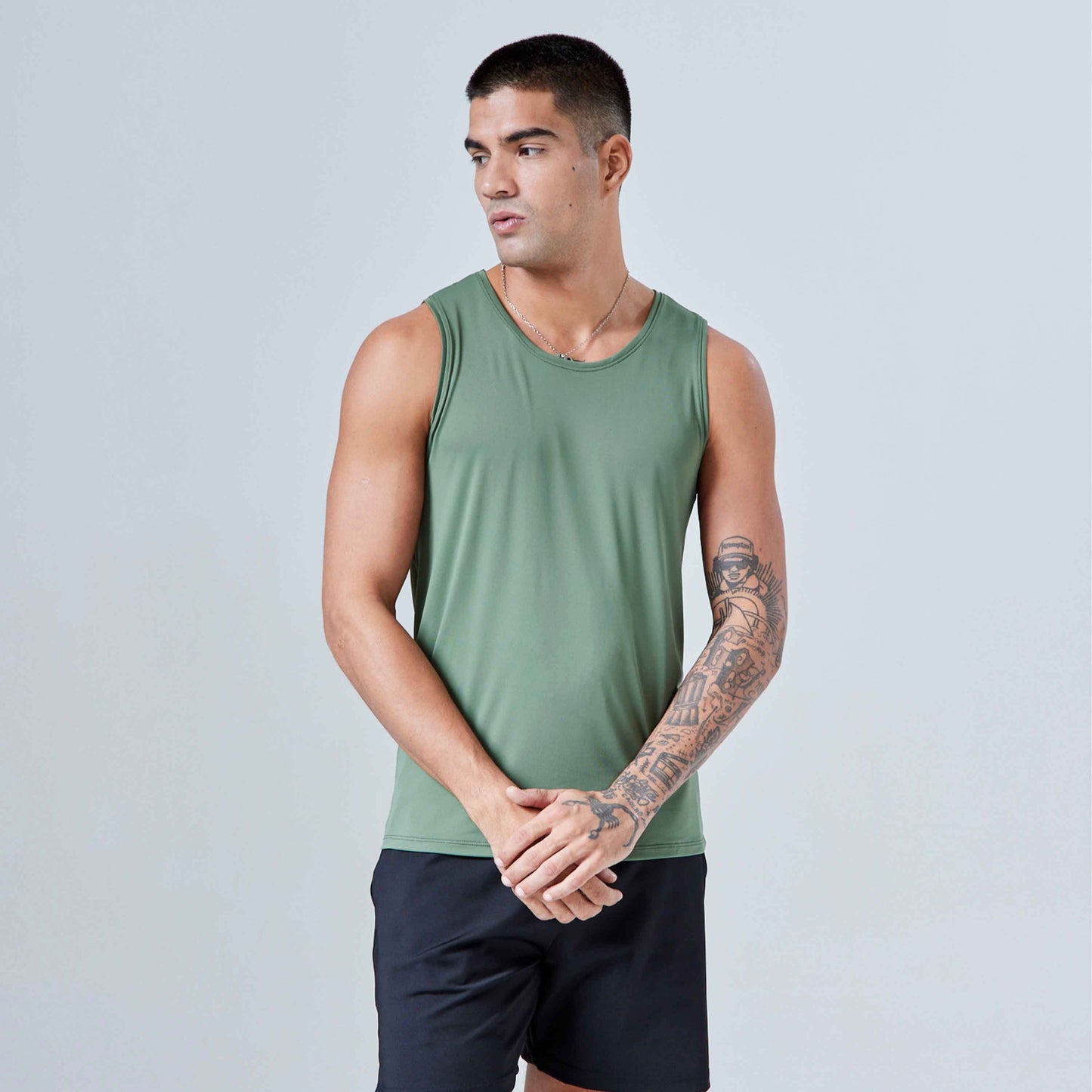 Regata Tech UV Masculina - Verde Figo