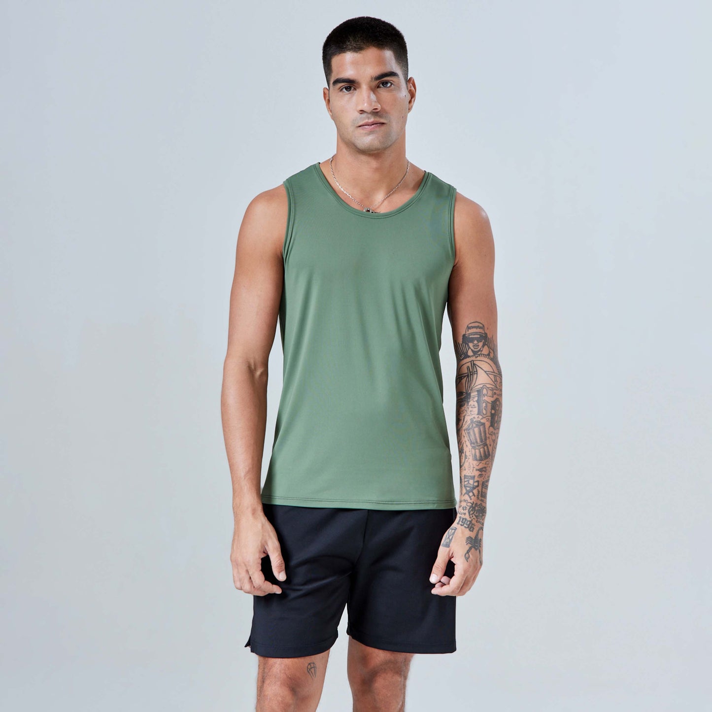 Regata Tech UV Masculina - Verde Figo