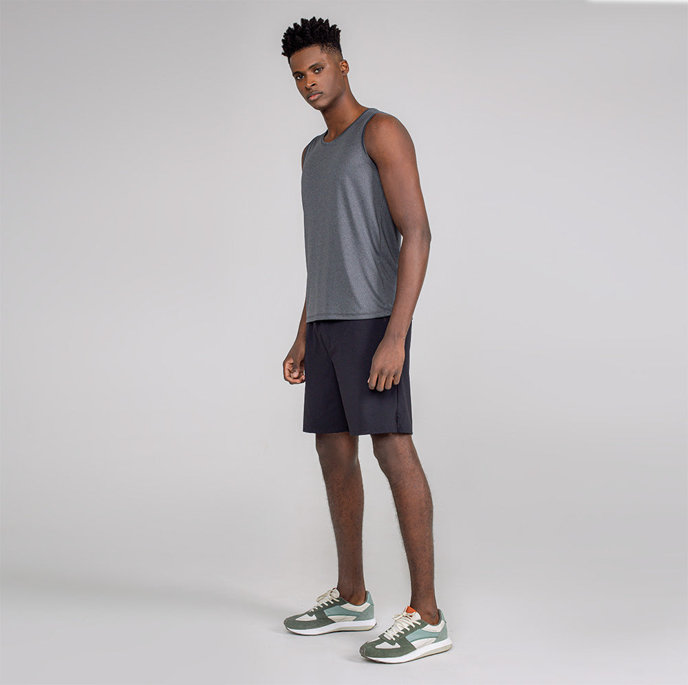 Regata Tech UV Masculina - Mescla Escuro
