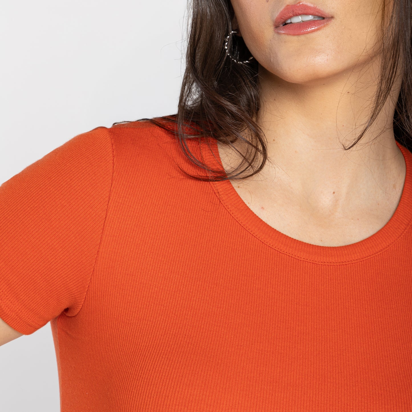 Vestido Curto Ribana - Laranja Apricot