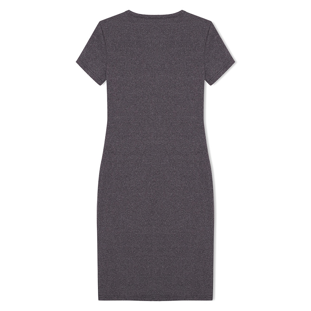 Vestido Curto Ribana - Mescla Escuro