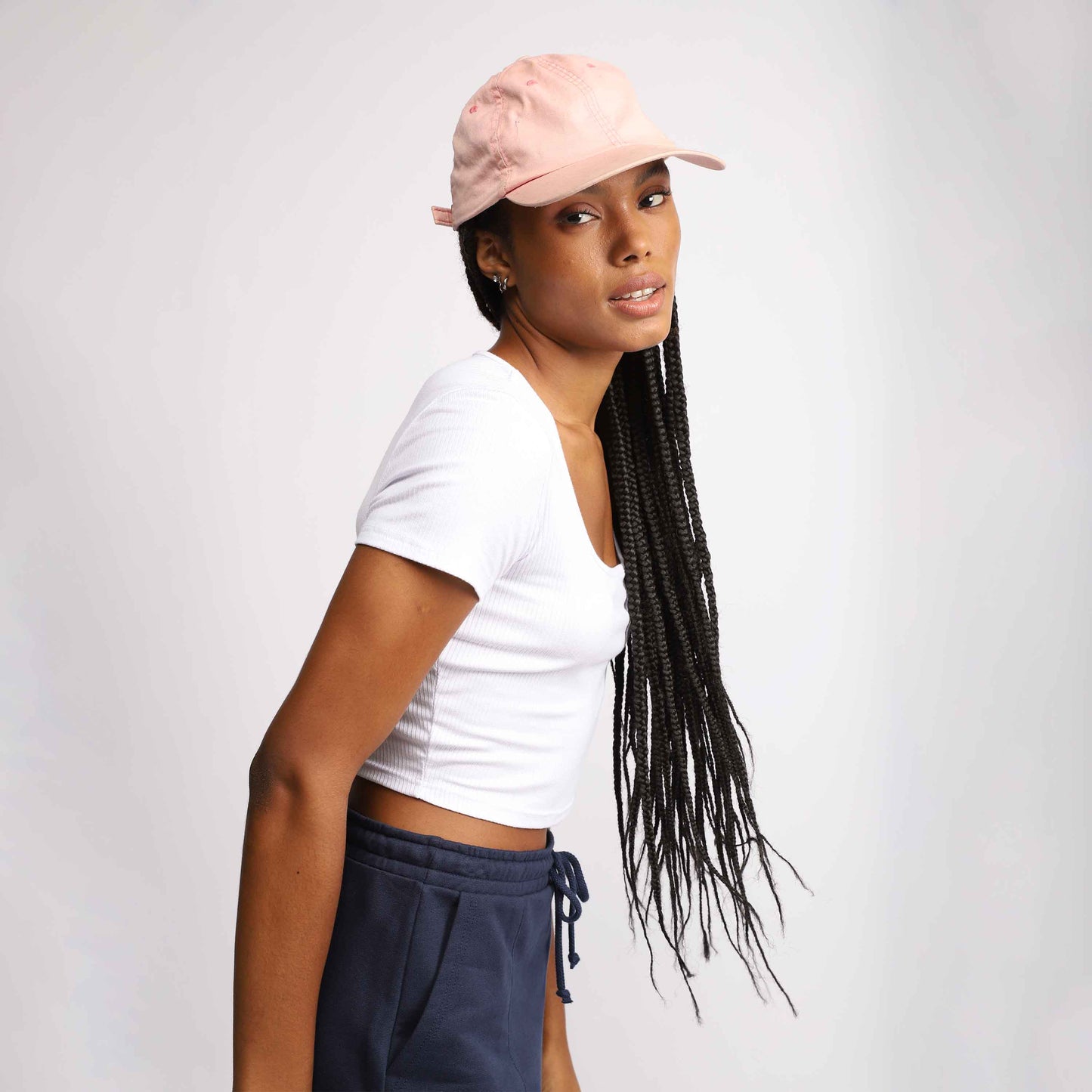 Blusa Cropped Canelada Decote Quadrado - Branco