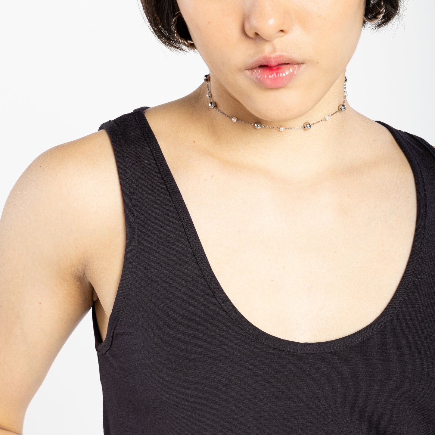 Regata Decote U Modal Feminina - Preto