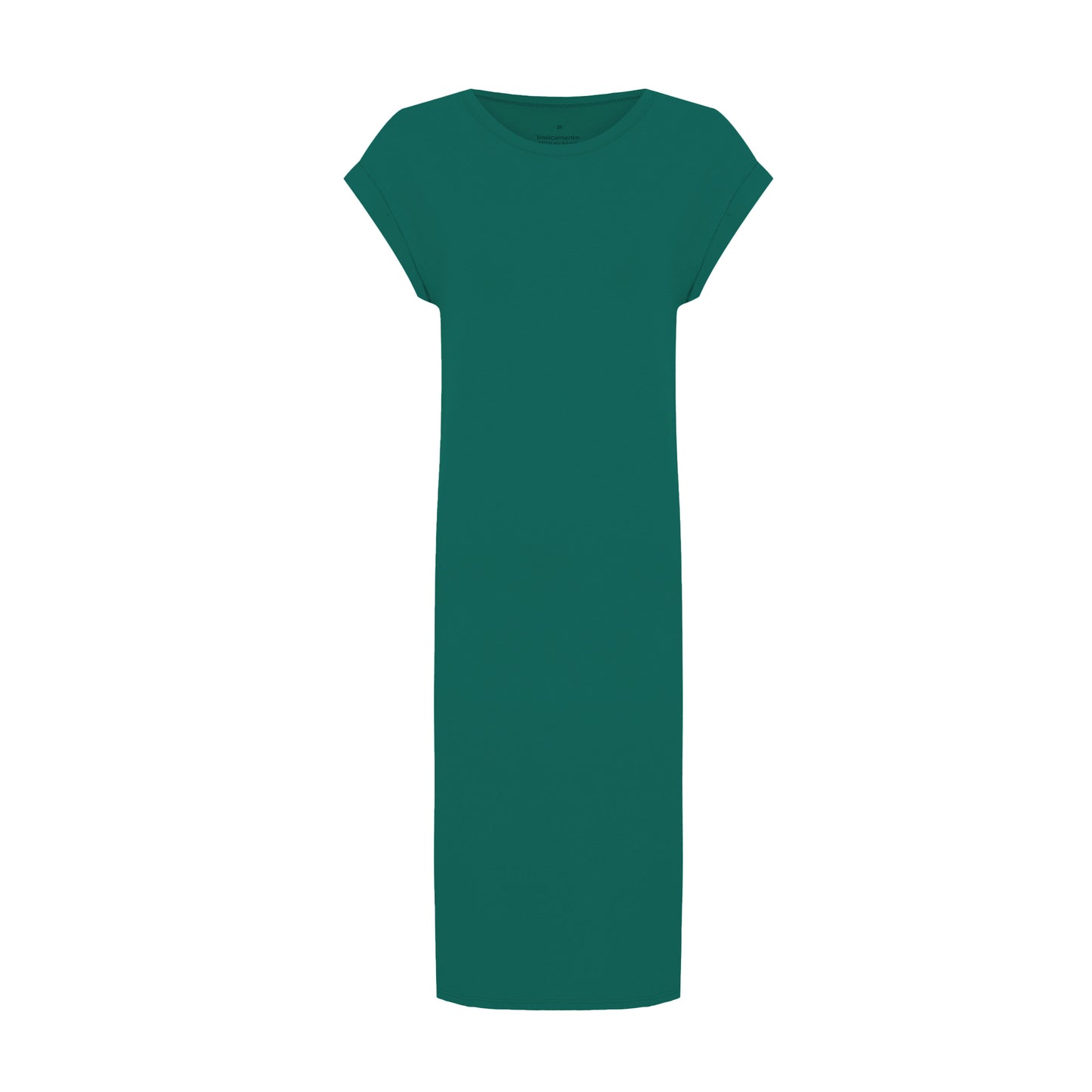 Vestido Midi Manga Japonesa - Verde Lago