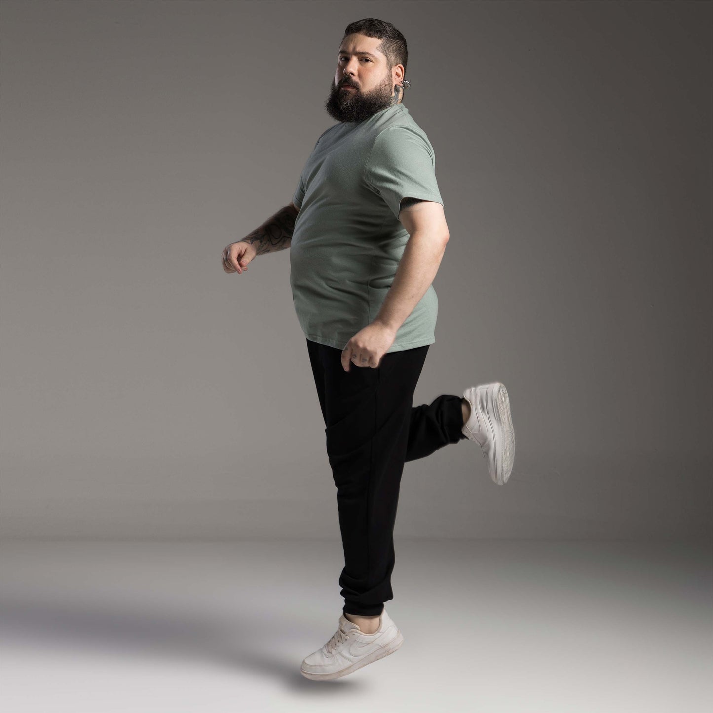 Tech T-Shirt Air Plus Masculina - Verde Chá