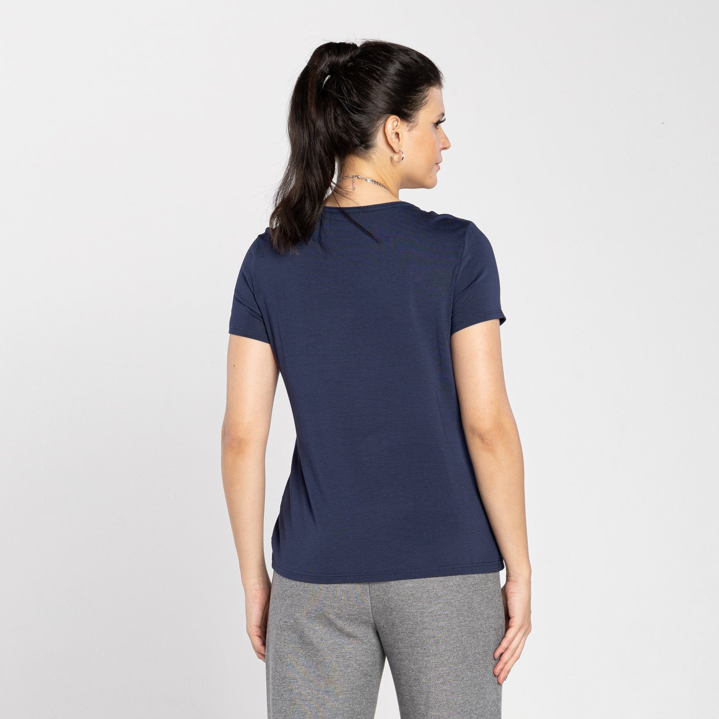 Tech T-Shirt Modal Feminina - Azul Marinho