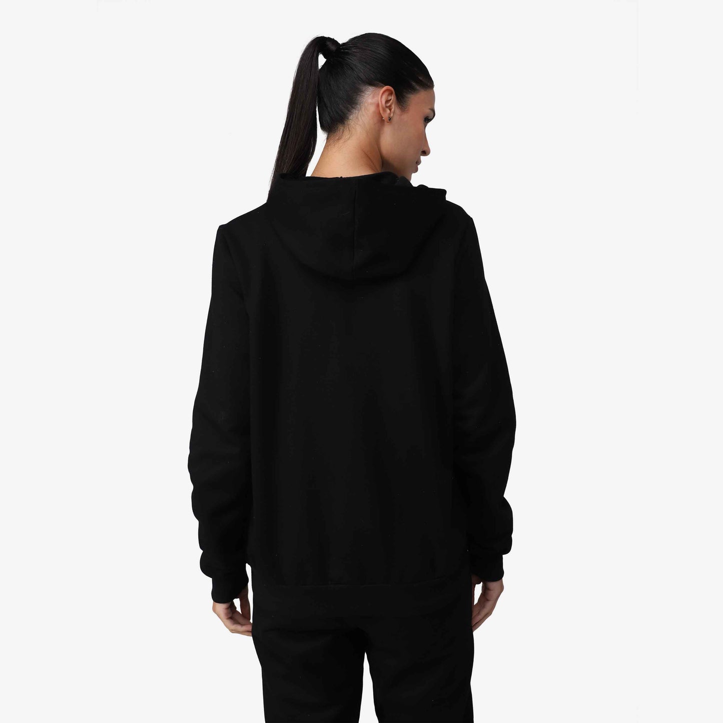 Jaqueta Tech Impermeável Moletom Flanelado - Preto