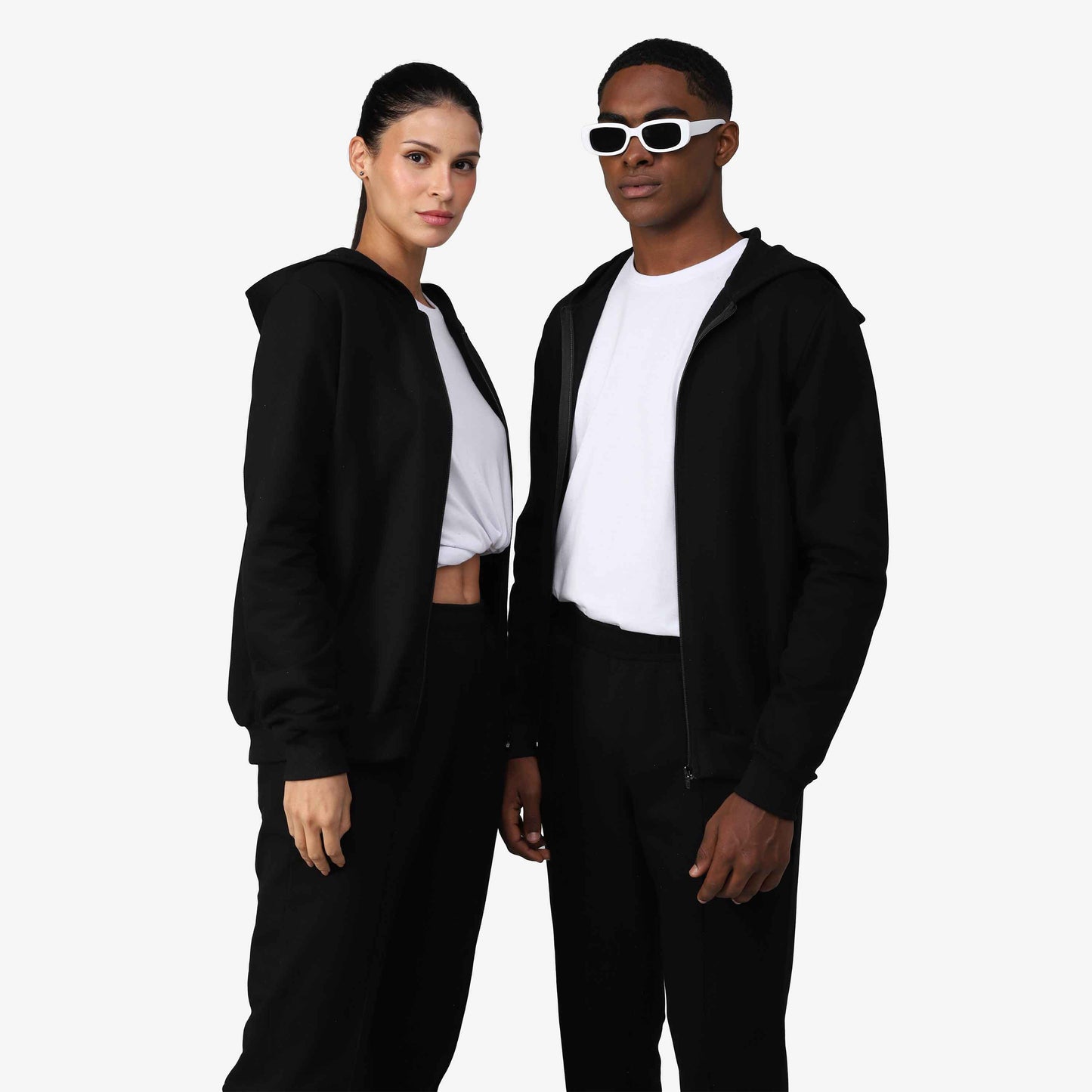 Jaqueta Tech Impermeável Moletom Flanelado - Preto