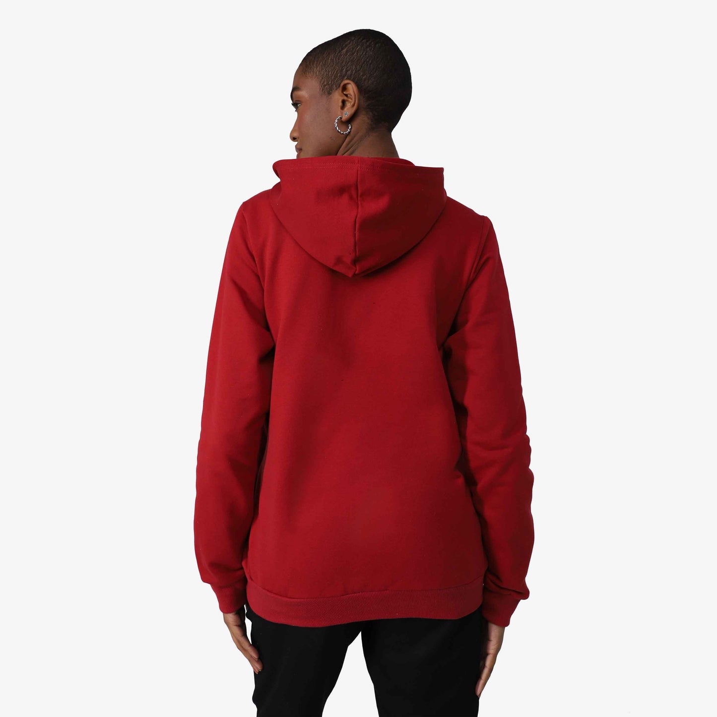 Jaqueta Tech Impermeável Moletom Flanelado - Vermelho Escarlate