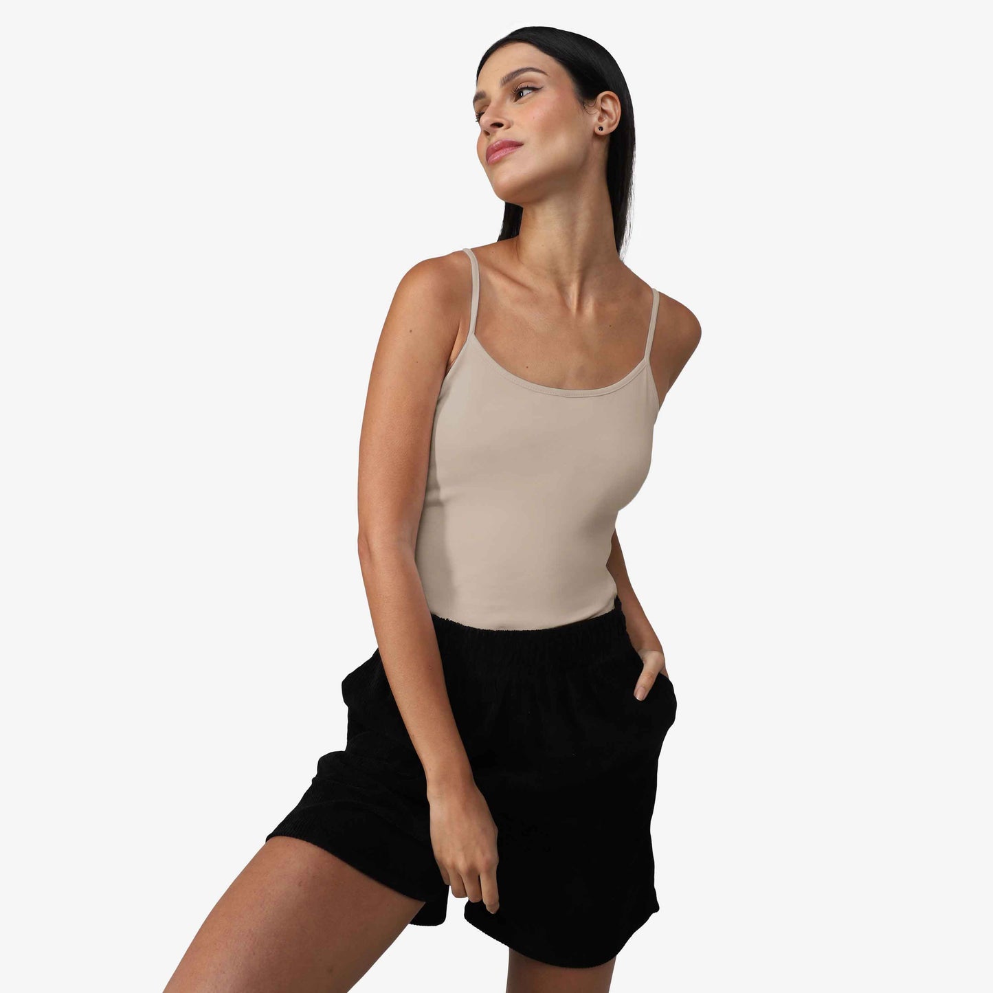 Regata Tech Comfort Anti Odor Feminina - Bege Camel