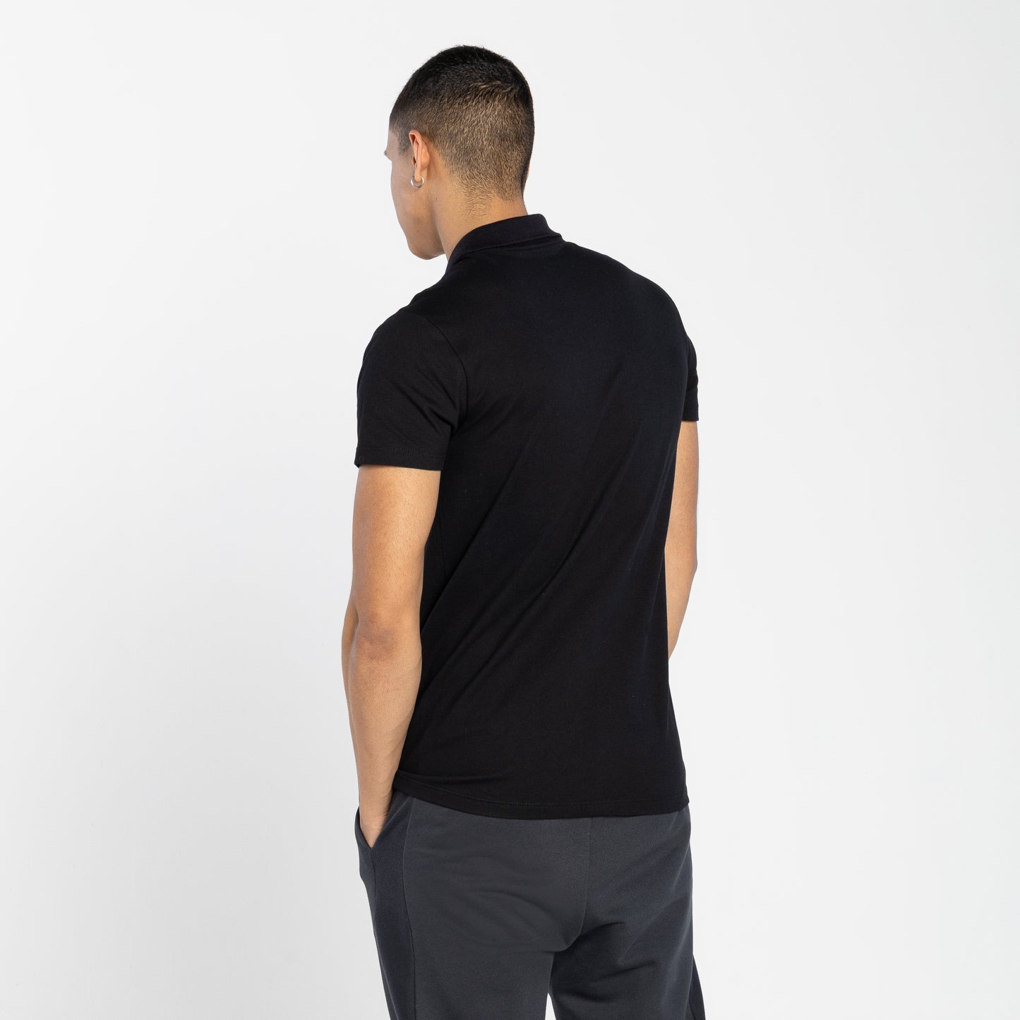 Camisa Polo Tech Anti Odor Piquet Masculina - Preto