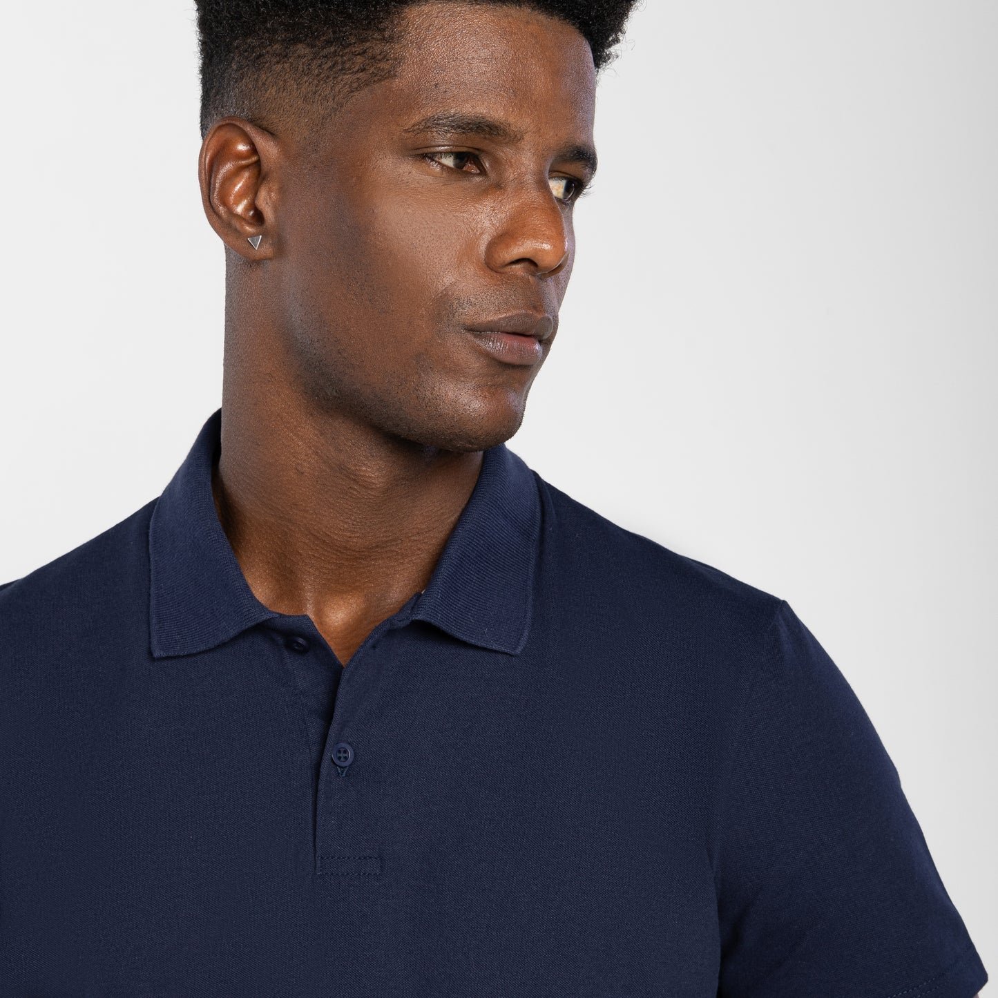 Camisa Polo Tech Anti Odor Piquet Masculina - Azul Marinho