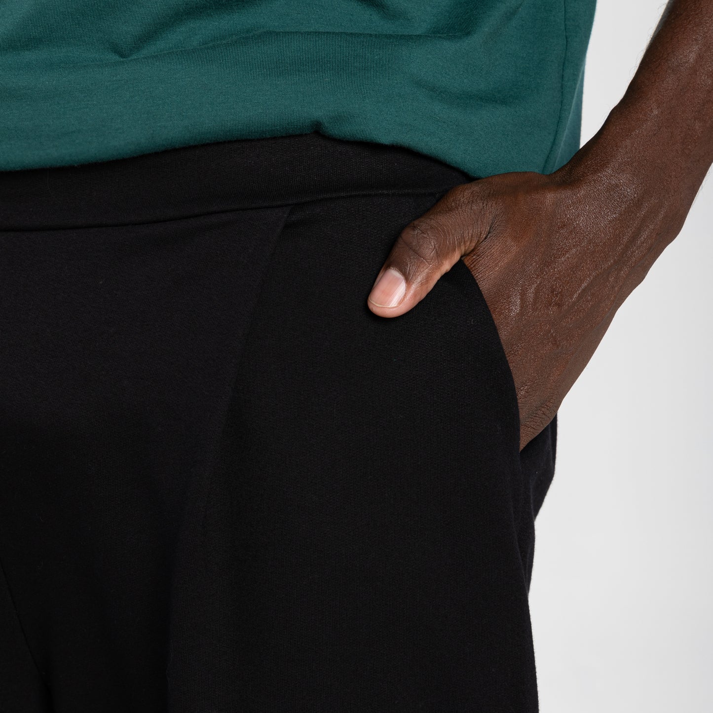 Calça Chino Tech Impermeável Moletom - Preto