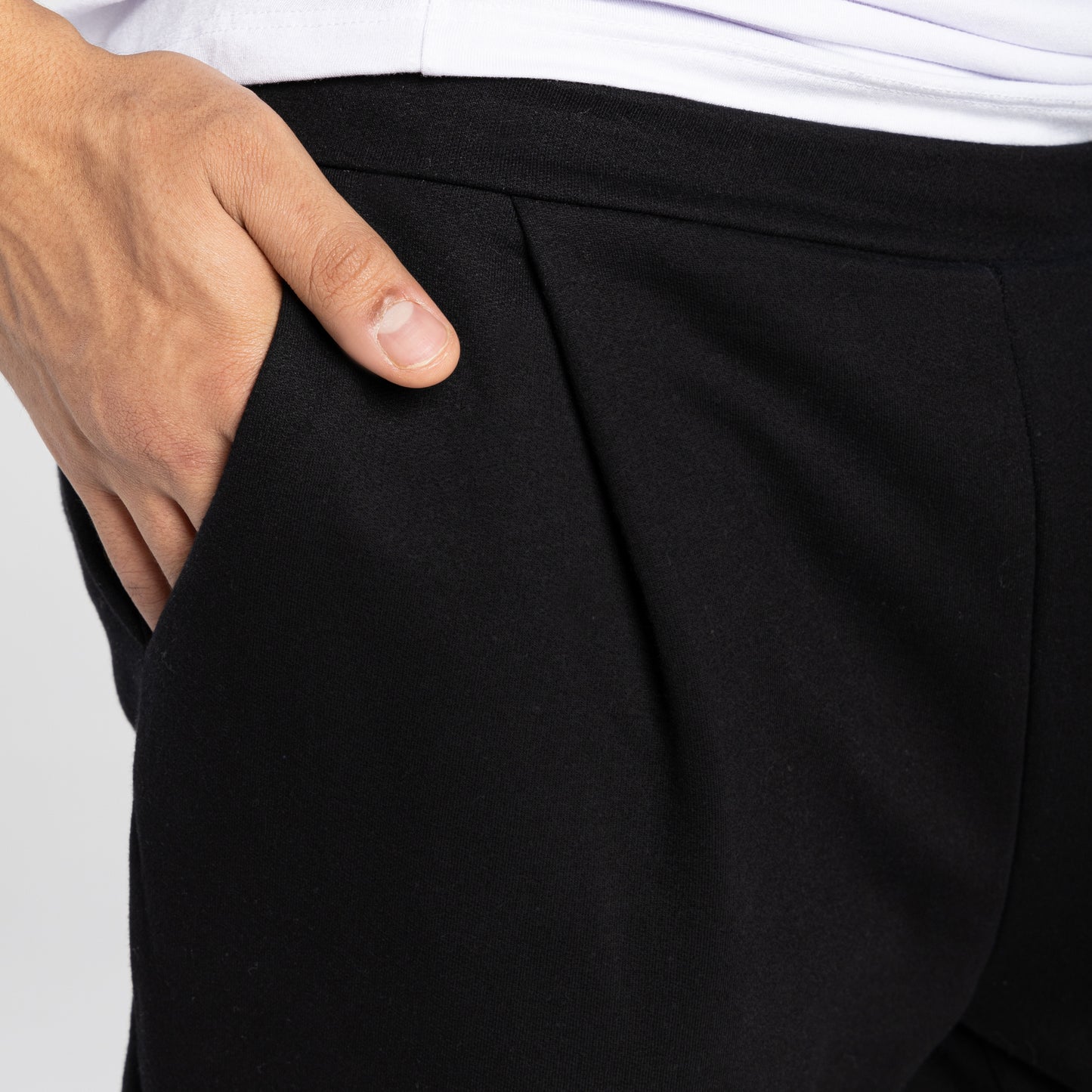 Calça Chino Tech Impermeável Moletom - Preto