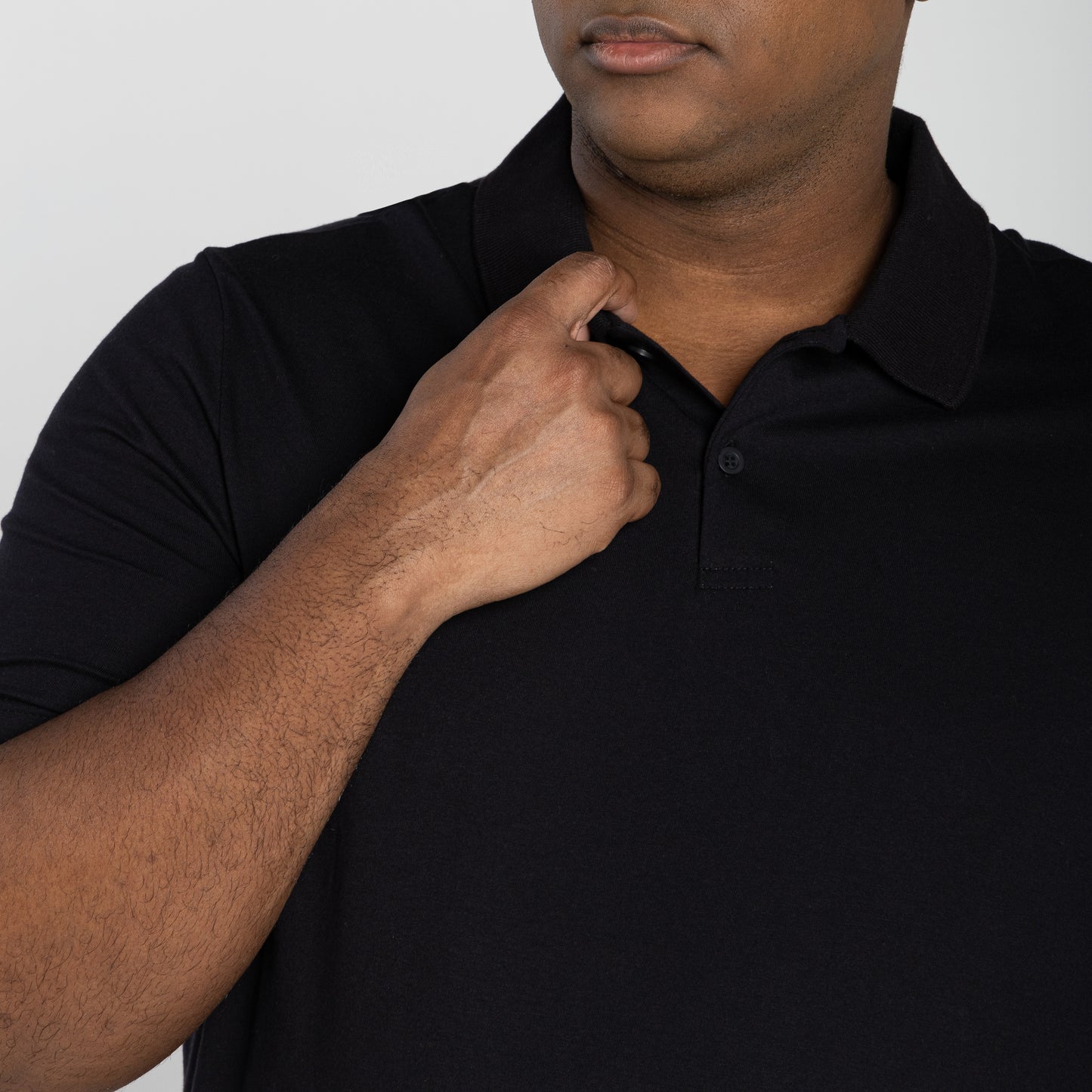 Camisa Polo Tech Anti Odor Plus Masculina - Preto
