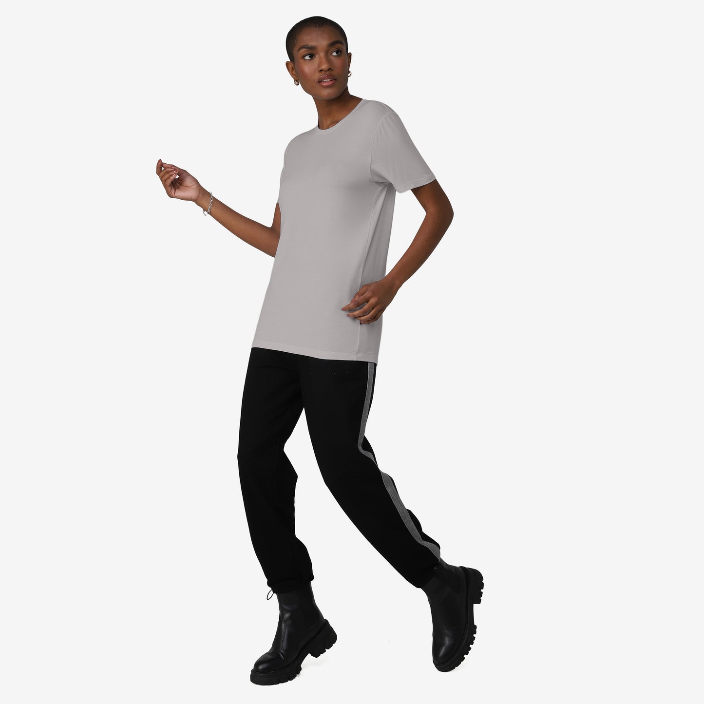 Tech T-Shirt Modal - Cinza Médio