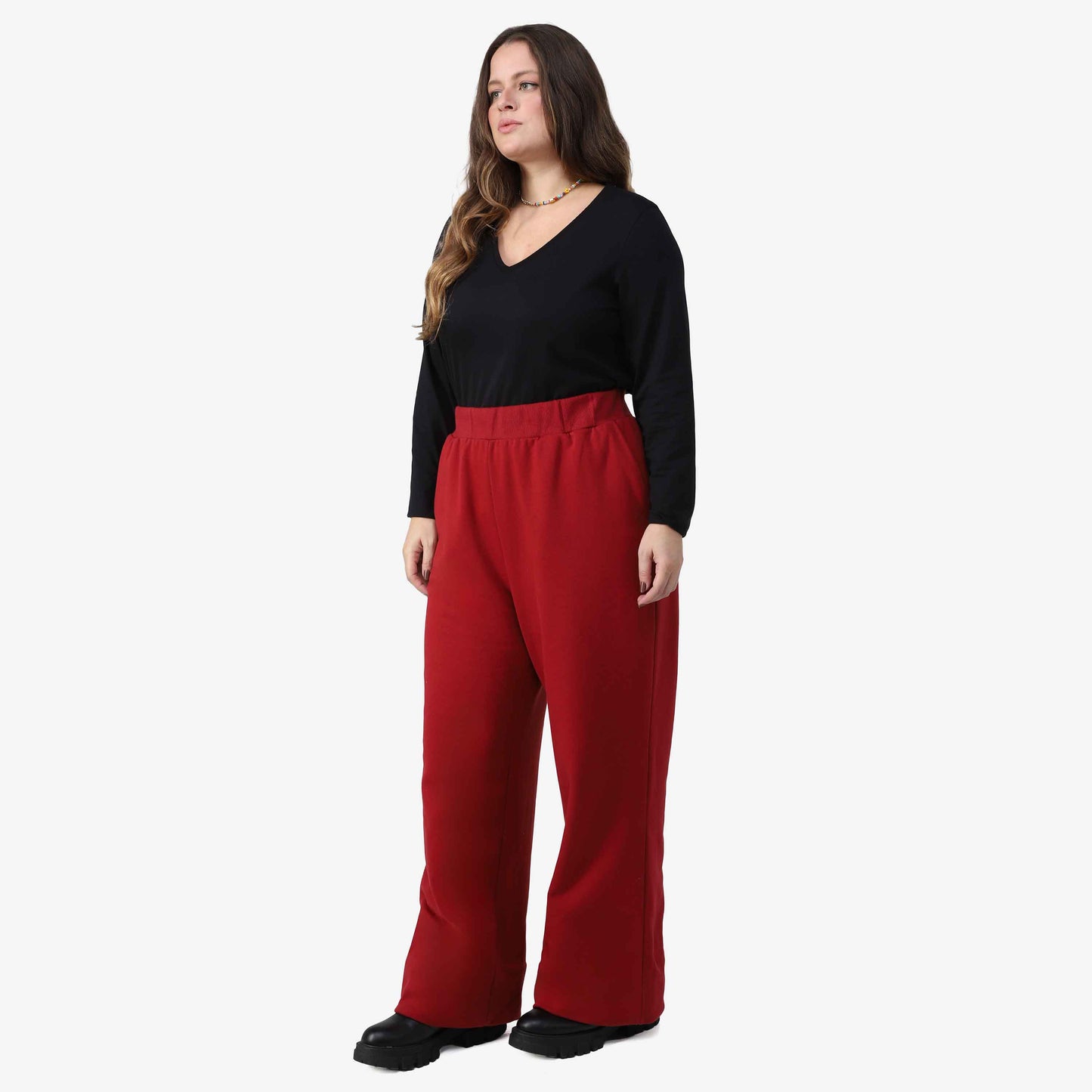 Tech T-Shirt Anti Odor Slim Gola V Manga Longa Plus Feminina - Preto