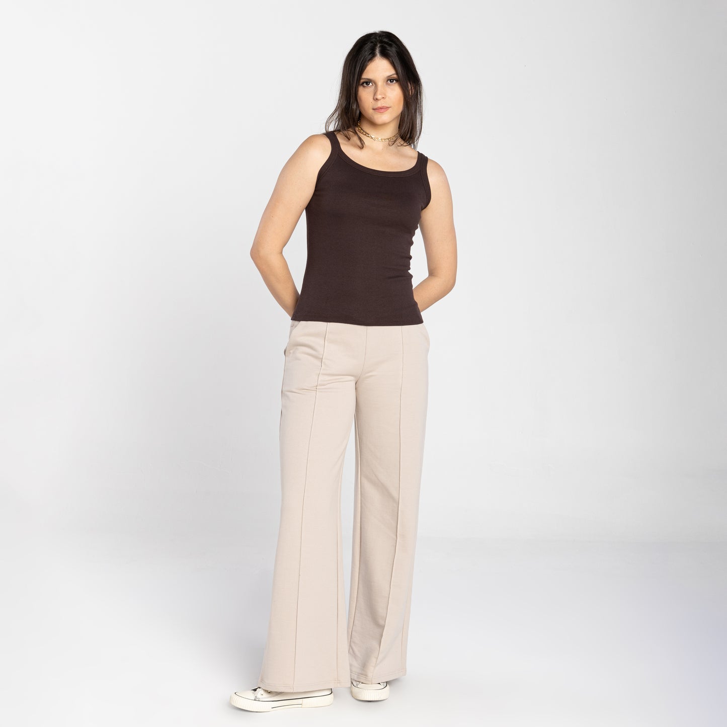 Regata Ribana Tech Anti Odor Feminina - Marrom