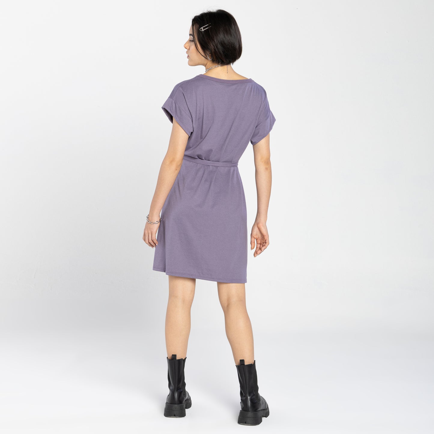Vestido Amarração Air Feminino - Mirtilo