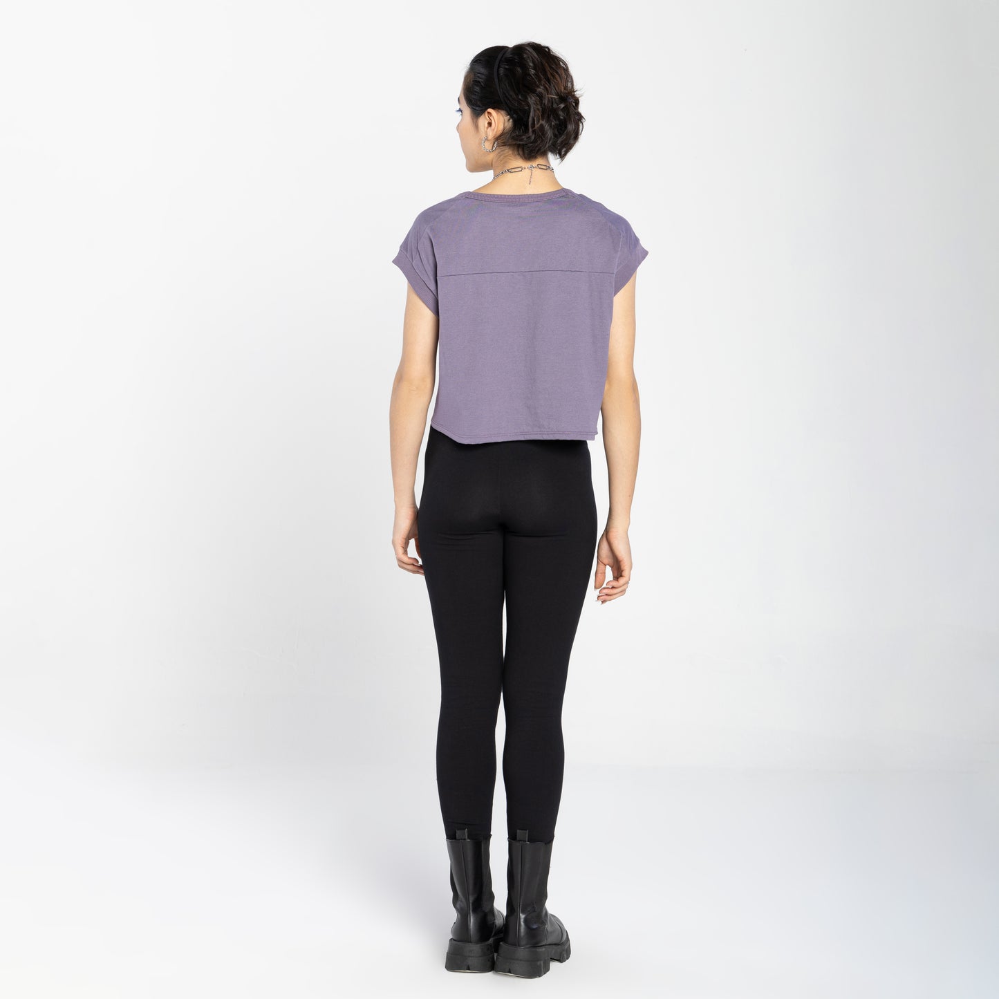 Blusa Tech Air Recorte Feminina - Mirtilo