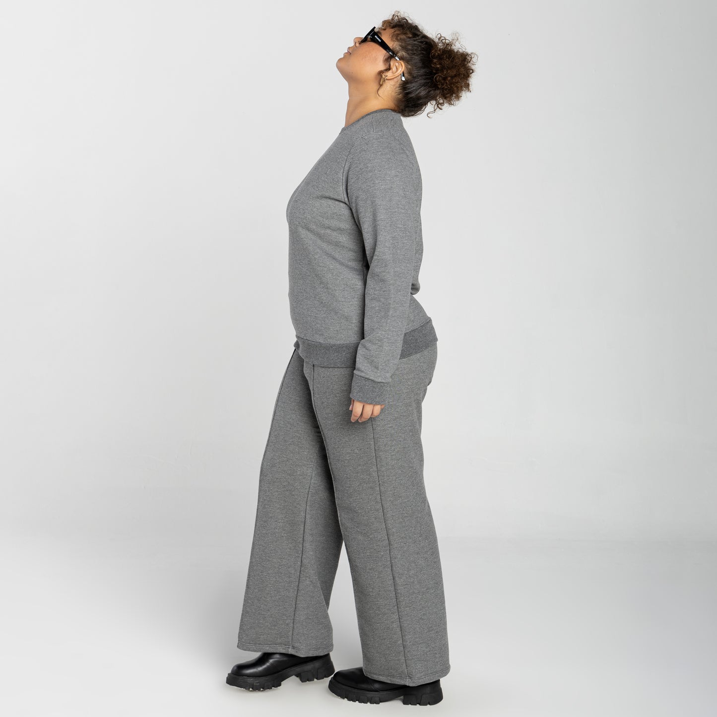 Blusão Moletom Tech Impermeável Plus Feminino - Mescla Escuro