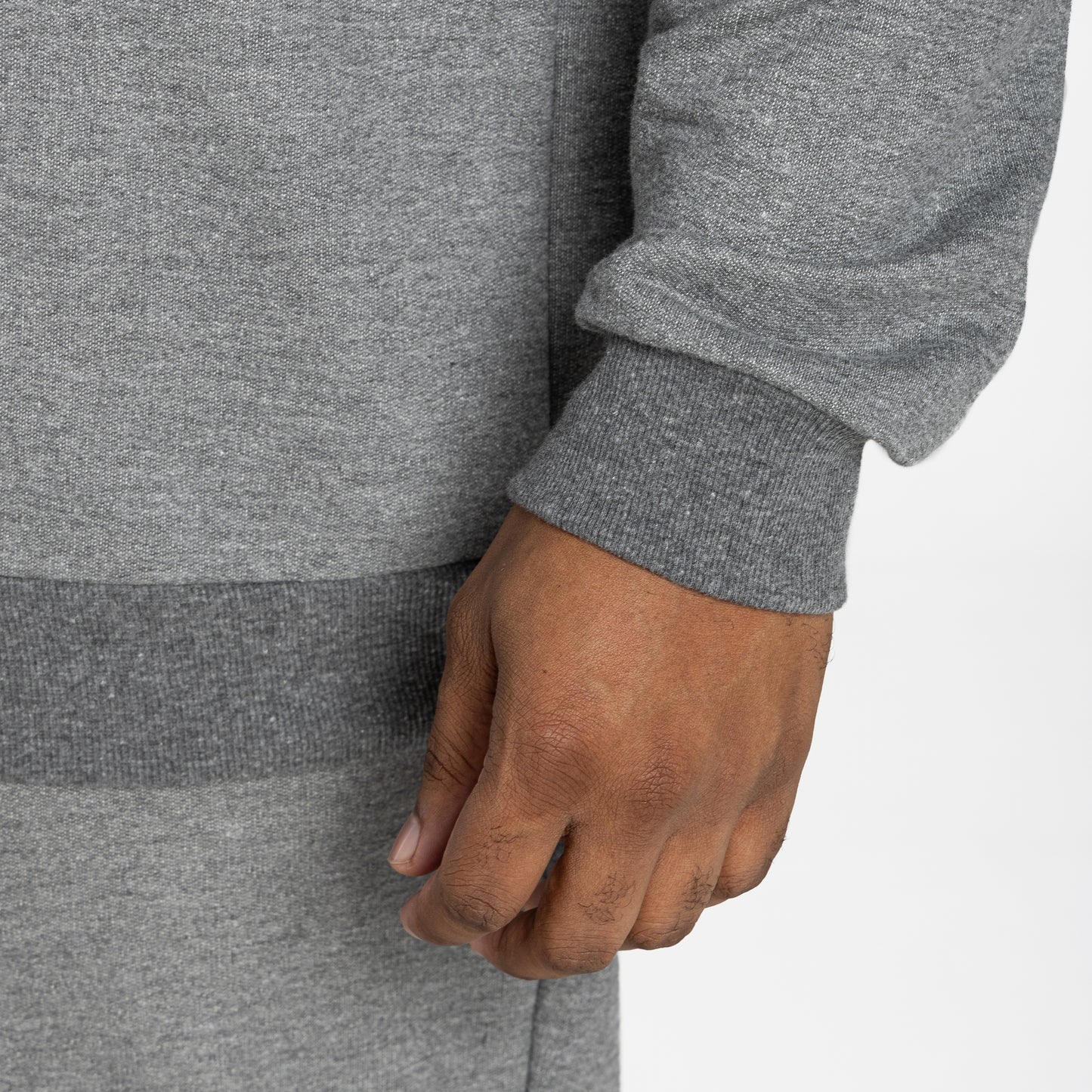 Blusão Moletom Tech Impermeável Plus Masculino - Mescla Escuro