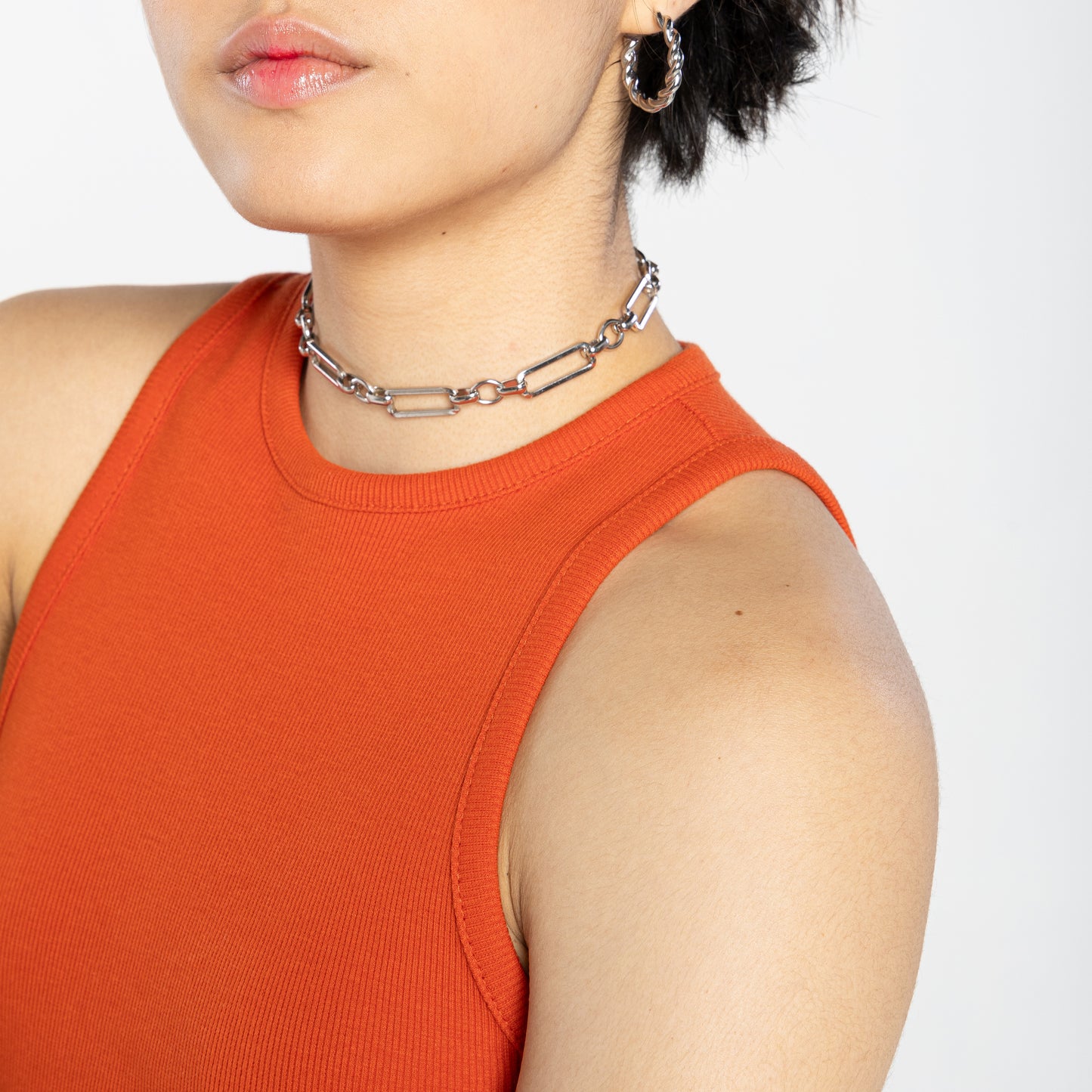Cropped Ribana Tech Anti Odor Feminino - Laranja Apricot
