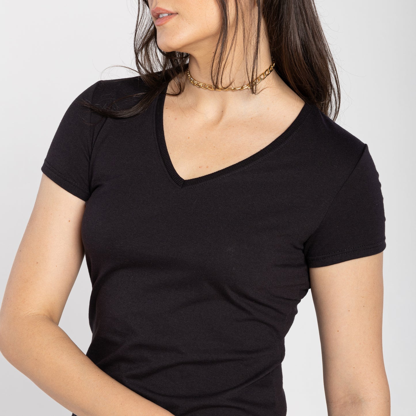 Tech T-Shirt Air Slim Gola V Feminina - Preto