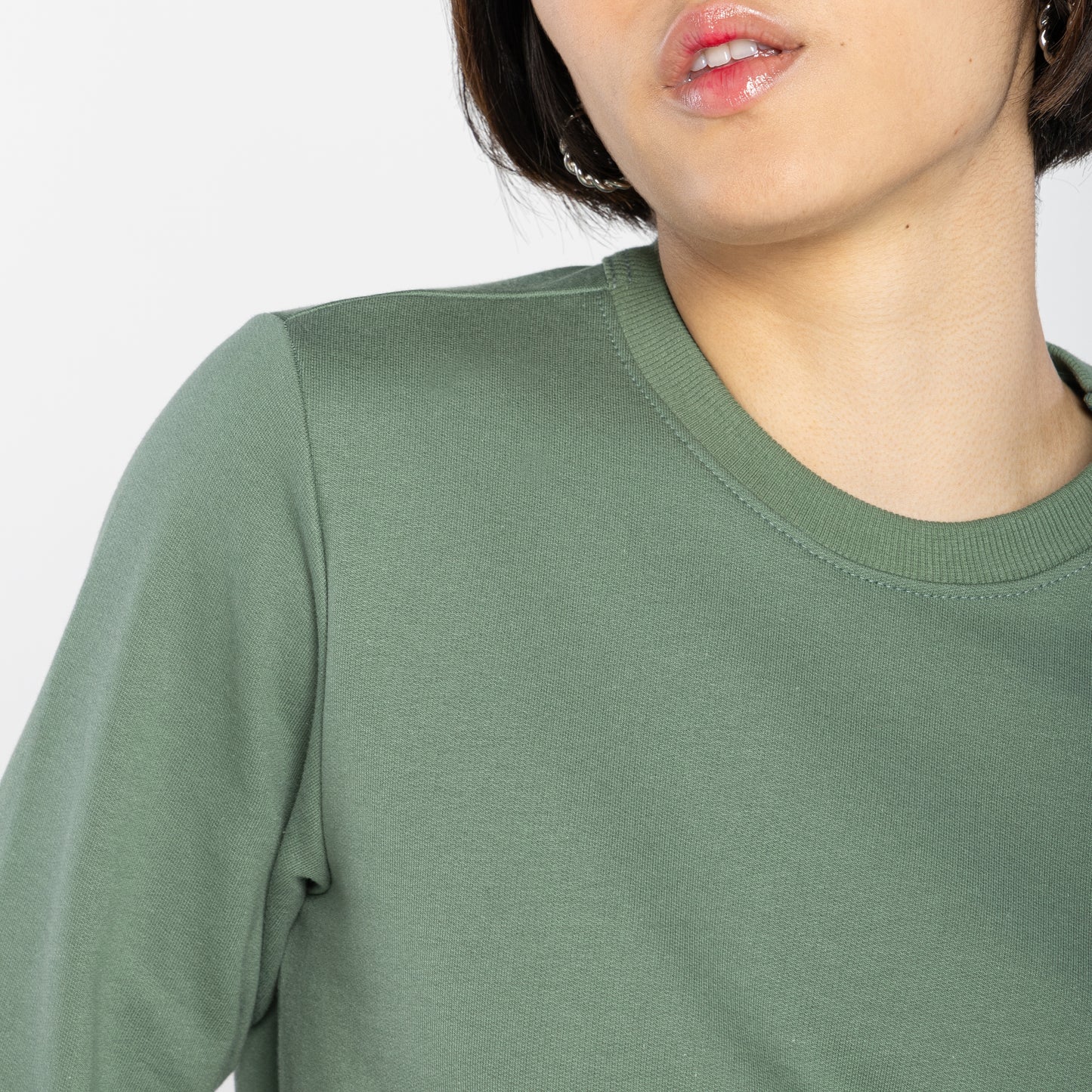 Blusão Moletom Tech Impermeável Feminino - Verde Alecrim